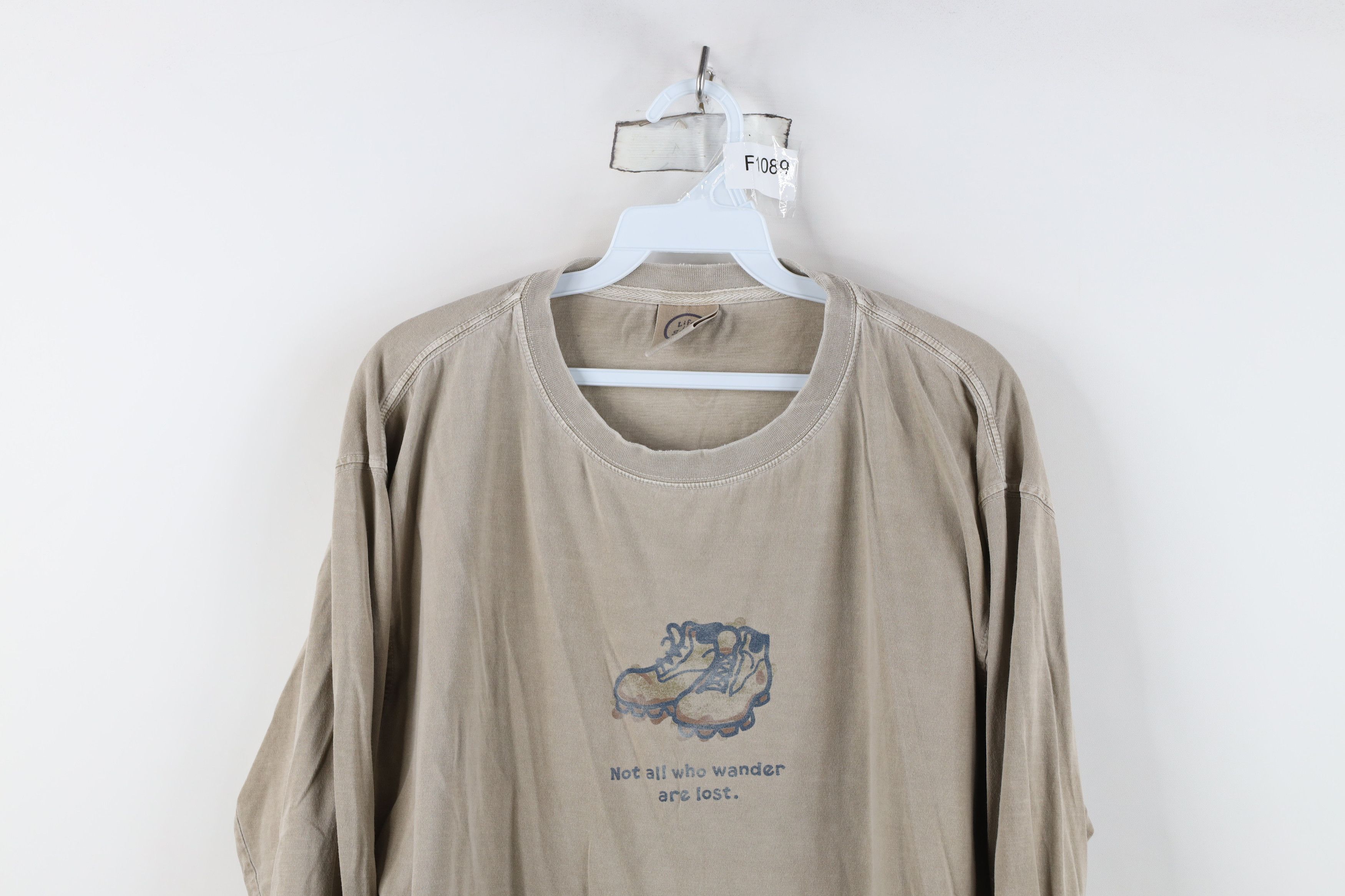 Life is Good Vintage Life Is Good Who Wander Are Lost Long Sleeve T-Shirt Size US L / EU 52-54 / 3 - 2 Thumbnail
