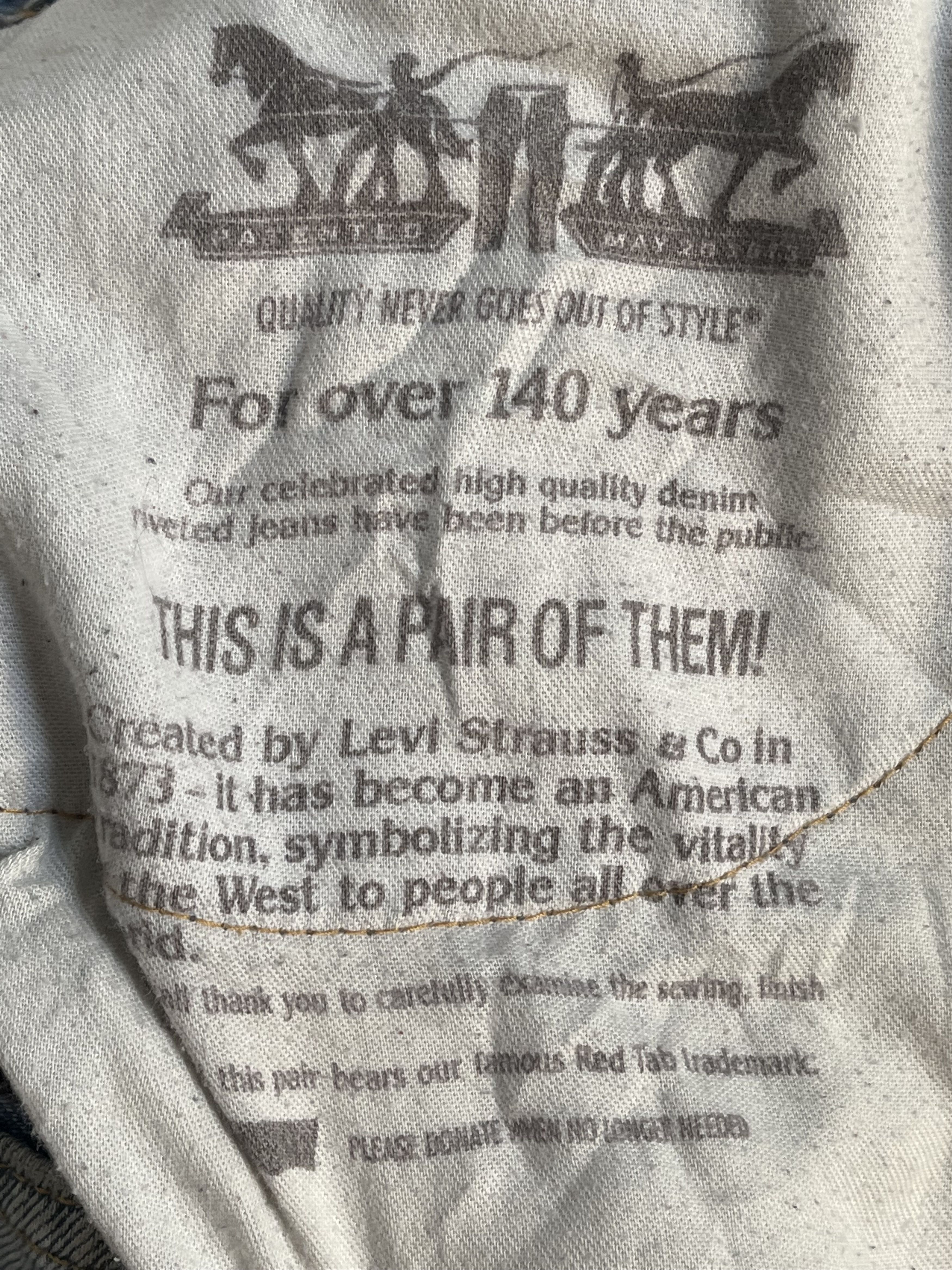 Levi's × Vintage Vintage Levis 505 Relaxed Fit Jean L271 Size US 36 / EU 52 - 13 Thumbnail