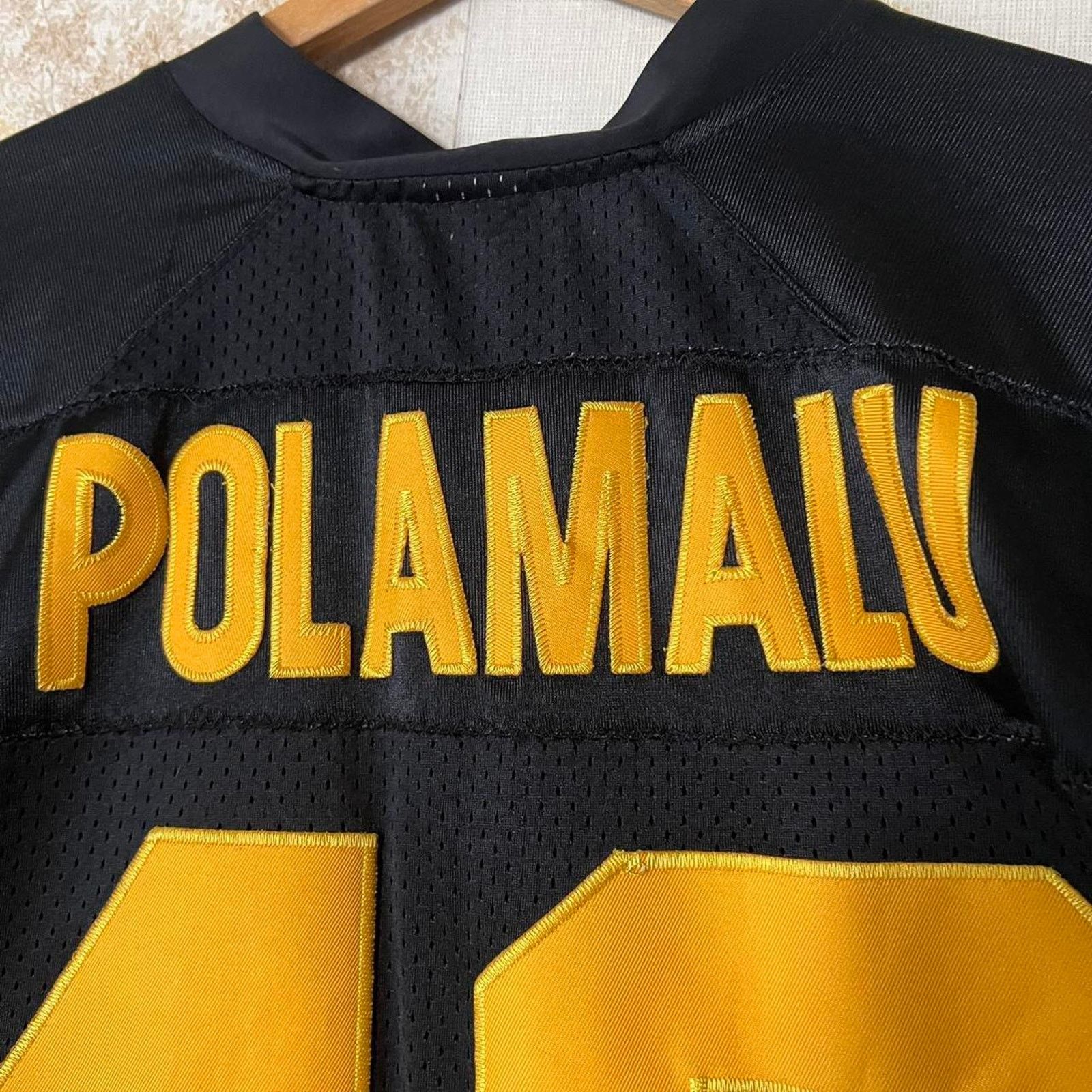 Reebok Troy Polamalu Pittsburgh Steelers Jersey | 75th Patch | 52 Size US XL / EU 56 / 4 - 12 Thumbnail