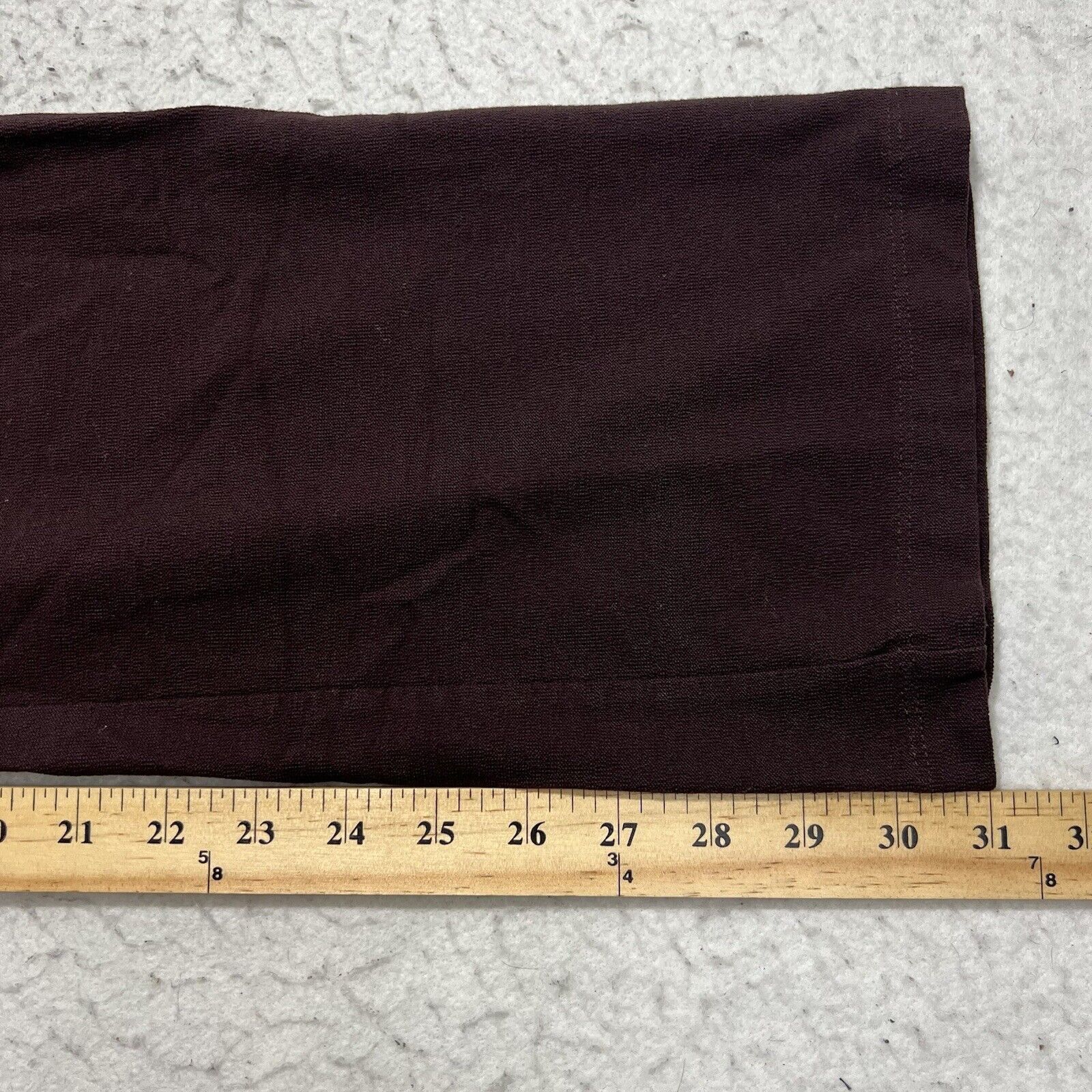 Eileen Fisher Eileen Fisher Small Dark Maroon Purple Pants Trousers Size 28" / US 6 / IT 42 - 11 Thumbnail