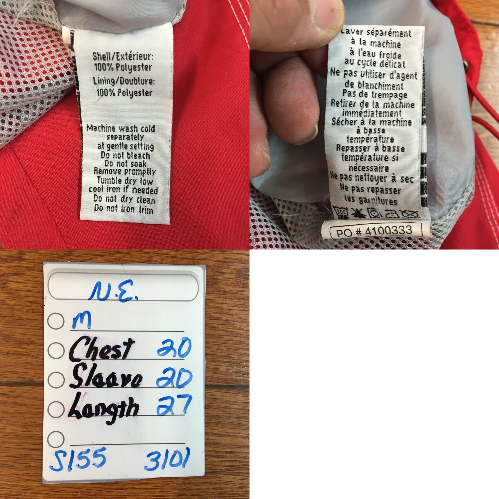 Vintage VINTAGE North End Ezem System Womens Windbreaker Jacket Red M Long Sleeve Full Zip Size M / US 6-8 / IT 42-44 - 8 Thumbnail
