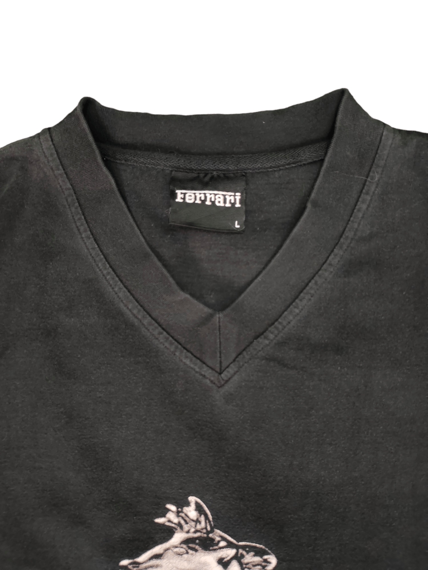 Ferrari Vintage 90s Ferrari Logo T-Shirt Size US L / EU 52-54 / 3 - 4 Thumbnail