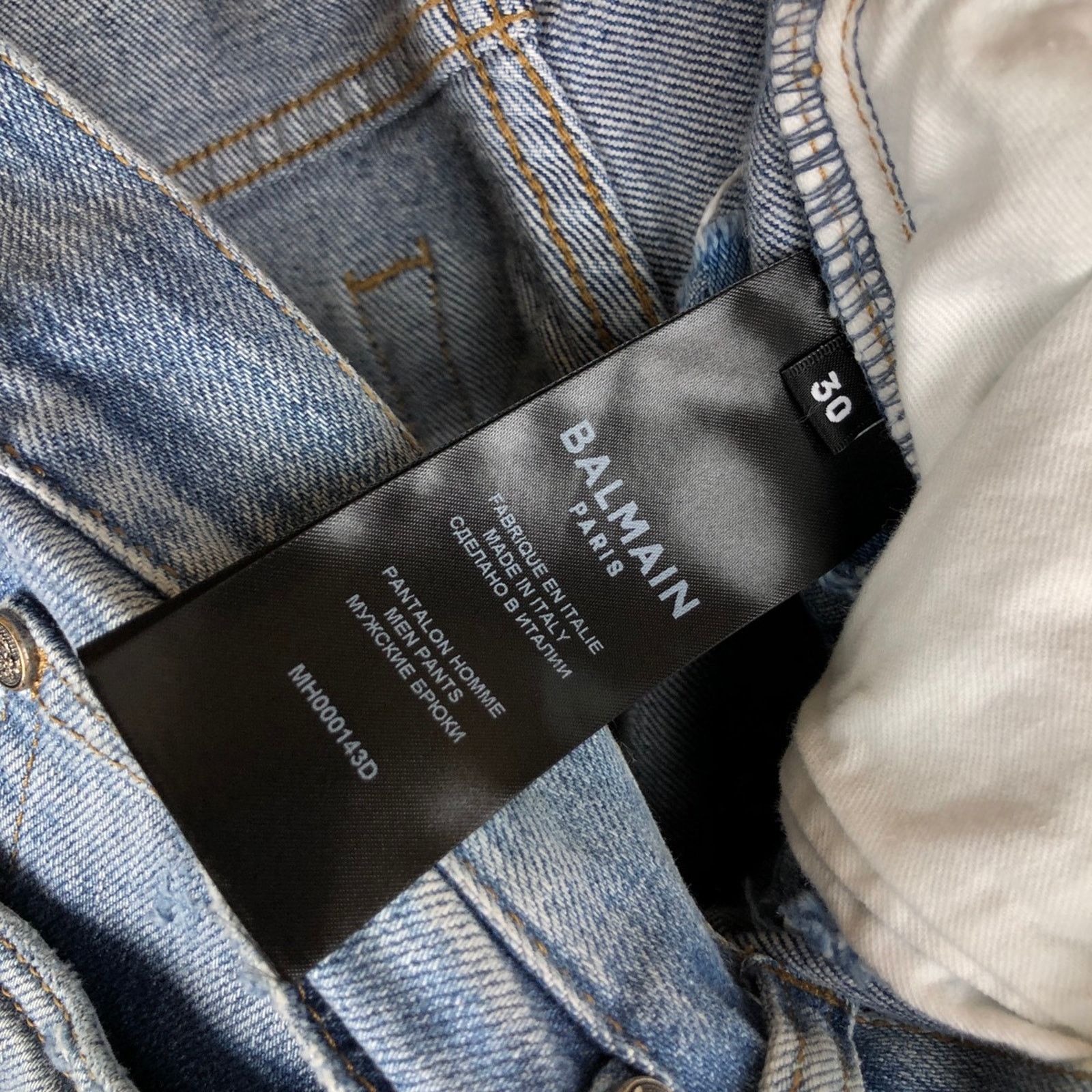Balmain Balmain Monogram Jeans Size US 30 / EU 46 - 10 Thumbnail