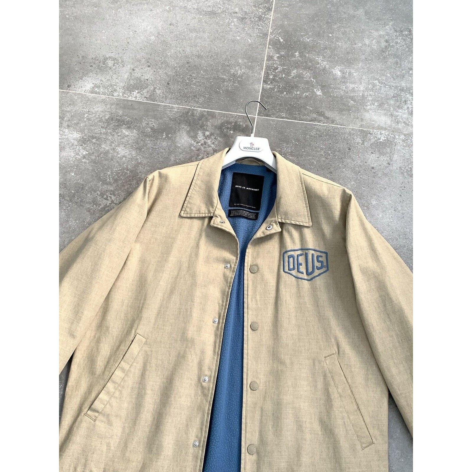 Deus Ex Machina Men's DEUS EX MACHINA Chore Coach Biker Jacket Coat L EU 52 Size US L / EU 52-54 / 3 - 6 Thumbnail