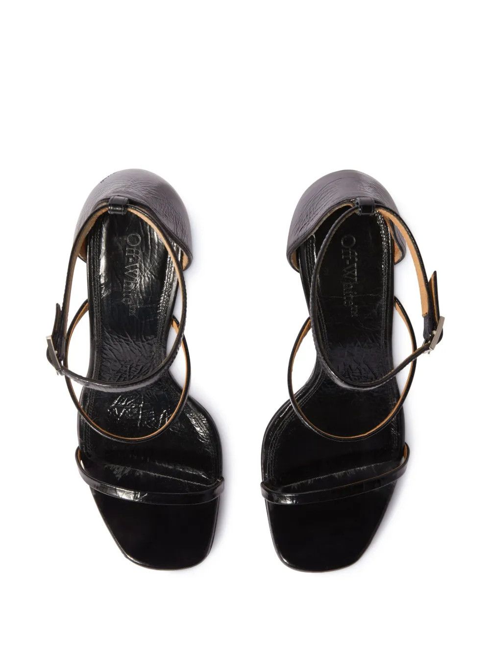 Off-White o1y1225 Leather Sandals in Black Size US 6 / IT 36 - 5 Thumbnail