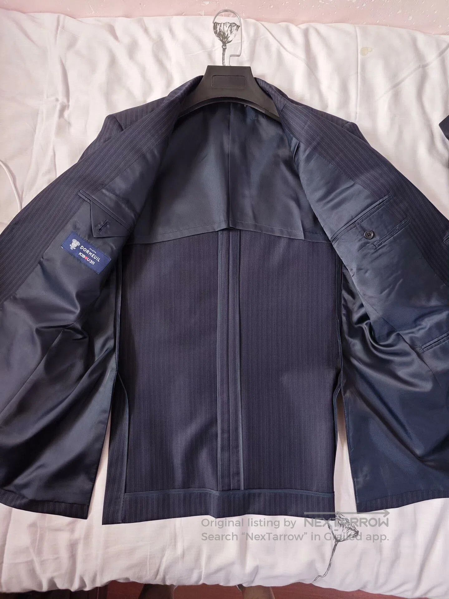 Japanese Brand Custom Wool Blend Dormeuil Suit. Size US S / EU 44-46 / 1 - 6 Thumbnail