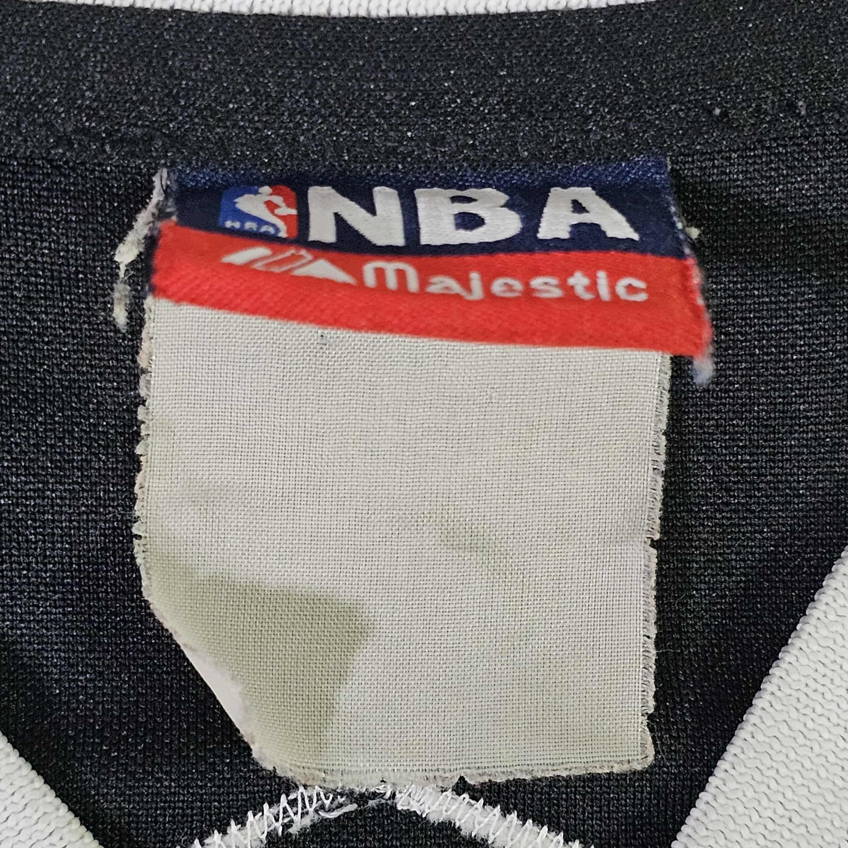 NBA NBA Patches Vintage Y2K Majestic Warm Up Jersey Shirt Size US L / EU 52-54 / 3 - 4 Thumbnail