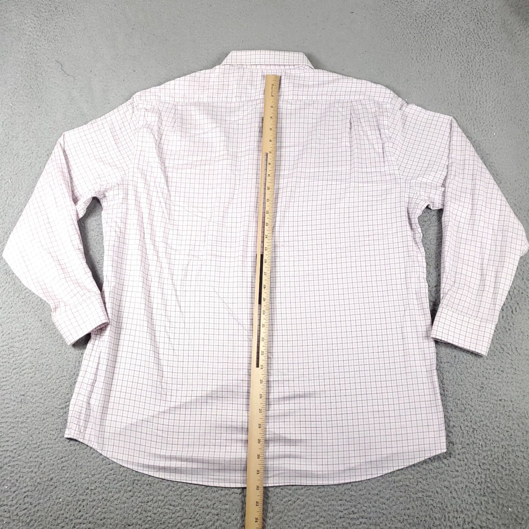 Tommy Hilfiger Tommy Hilfiger Shirt Adult XL Purple Plaid Button-Up Long Sleeve Cotton Mens Size US XL / EU 56 / 4 - 3 Thumbnail