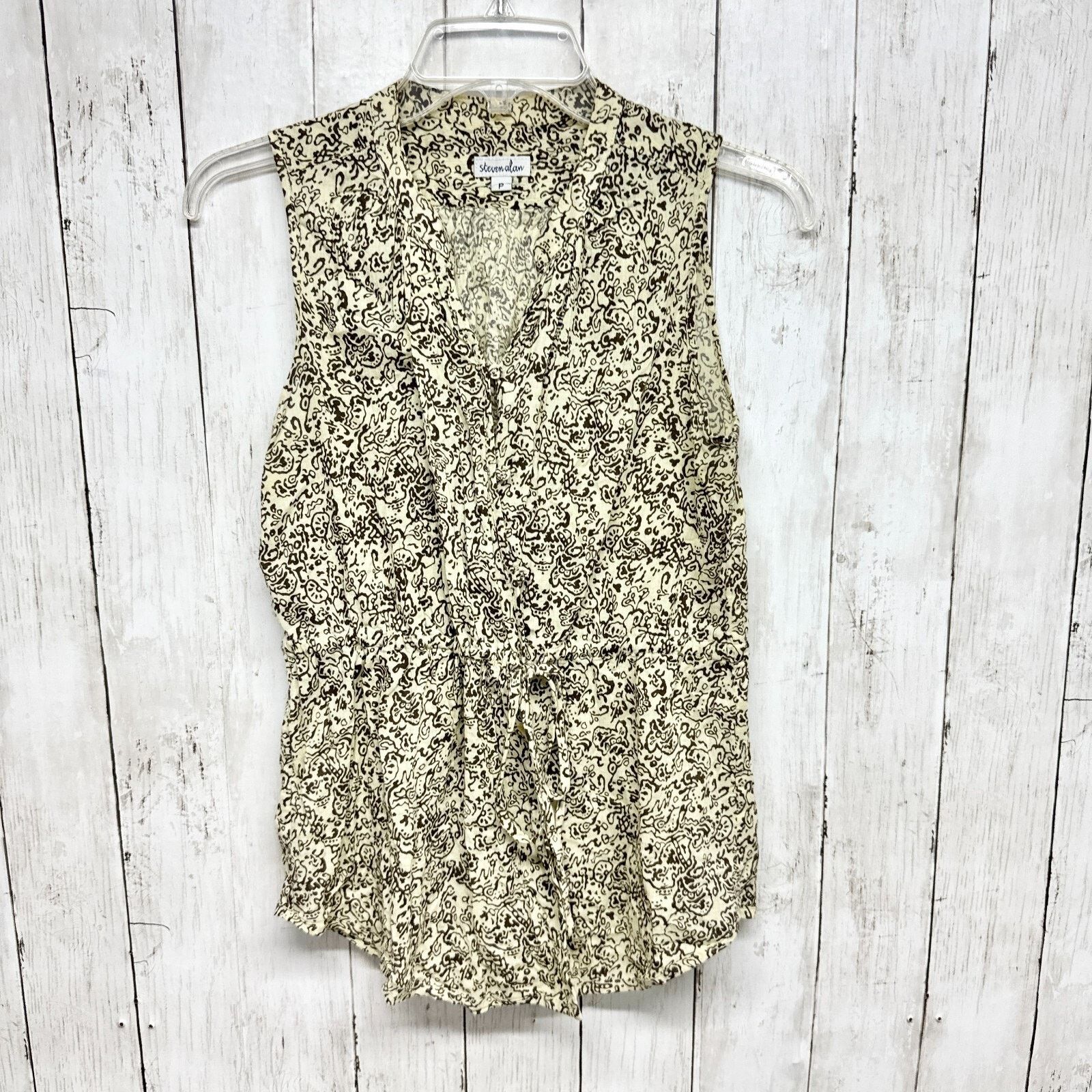 Steven Alan Steve Alan Tank Women P Button Down Paisley Floral Pattern Size S / US 4 / IT 40 - 1 Thumbnail