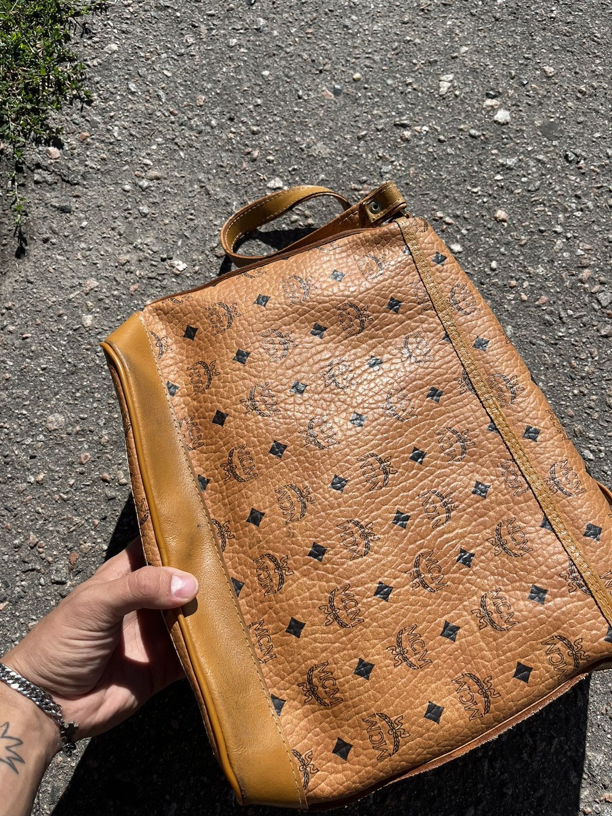 MCM Vintage MCM Monogram Bag Luxury Designer Size ONE SIZE - 14 Thumbnail