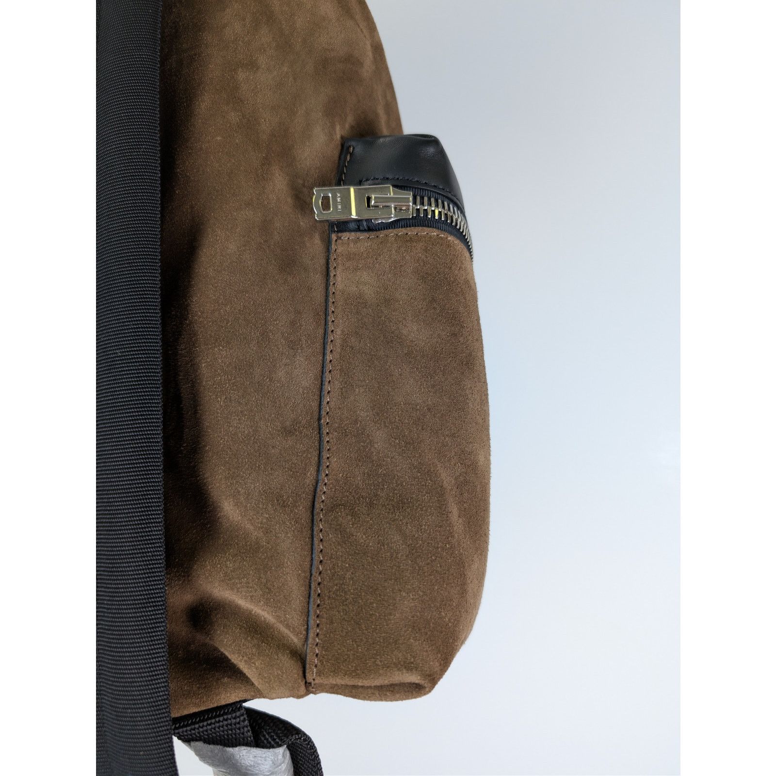 Amiri o1rshd1 Size: OS / Suede Rucksack Backpack in Tobacco Size ONE SIZE - 12 Thumbnail