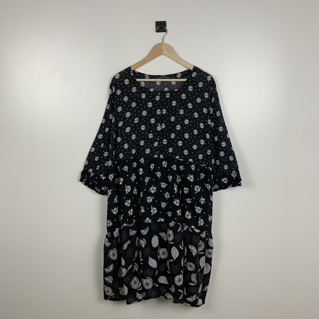 Gudrun Sjoden Women’s Gudrun Sjoden Floral Dress Button Up Short Sleeve XL Size XL / US 12-14 / IT 48-50 - 1 Thumbnail