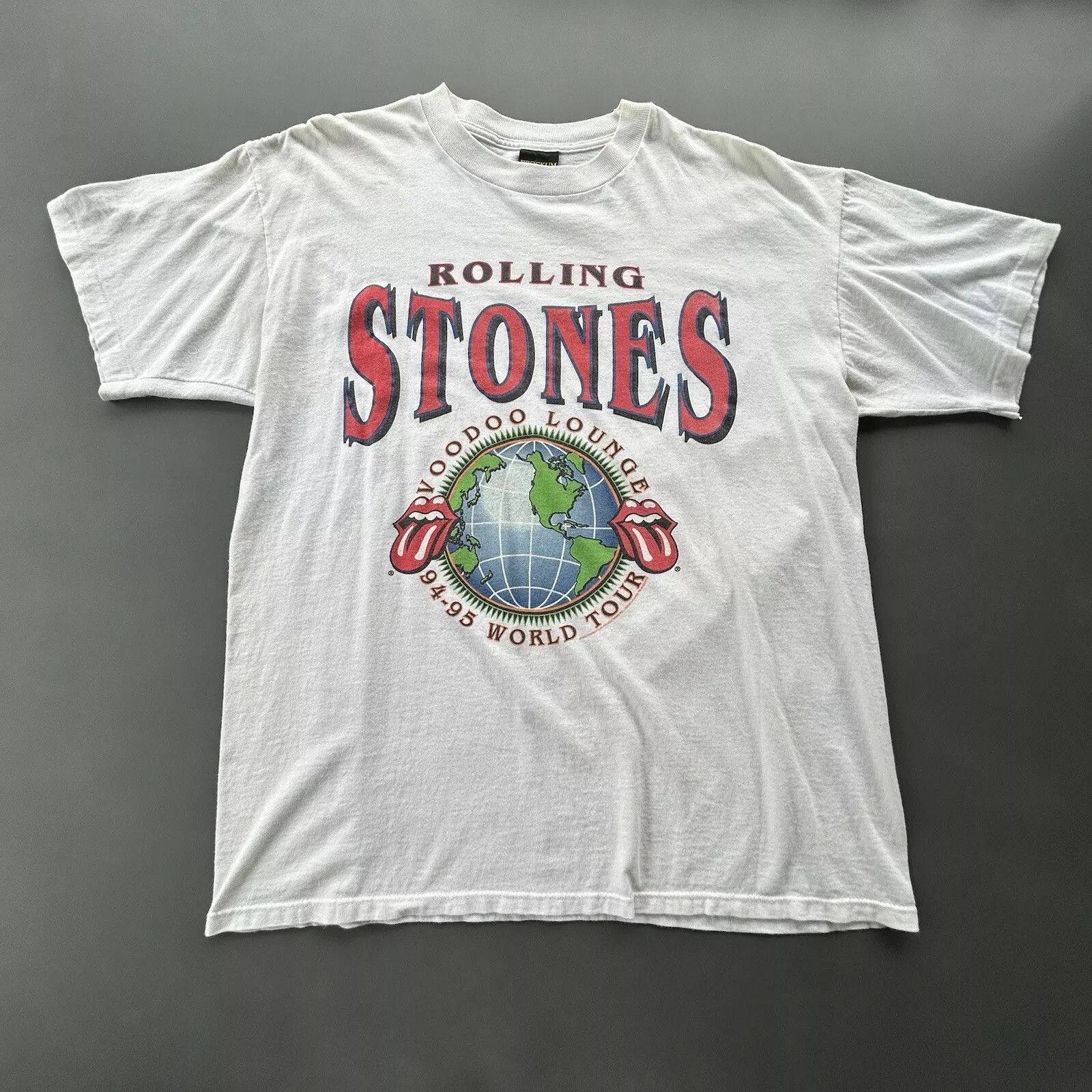 Brockum VTG 1994 Rolling Stones Voodoo Lounge T Shirt Size US XL / EU 56 / 4 - 1 Thumbnail