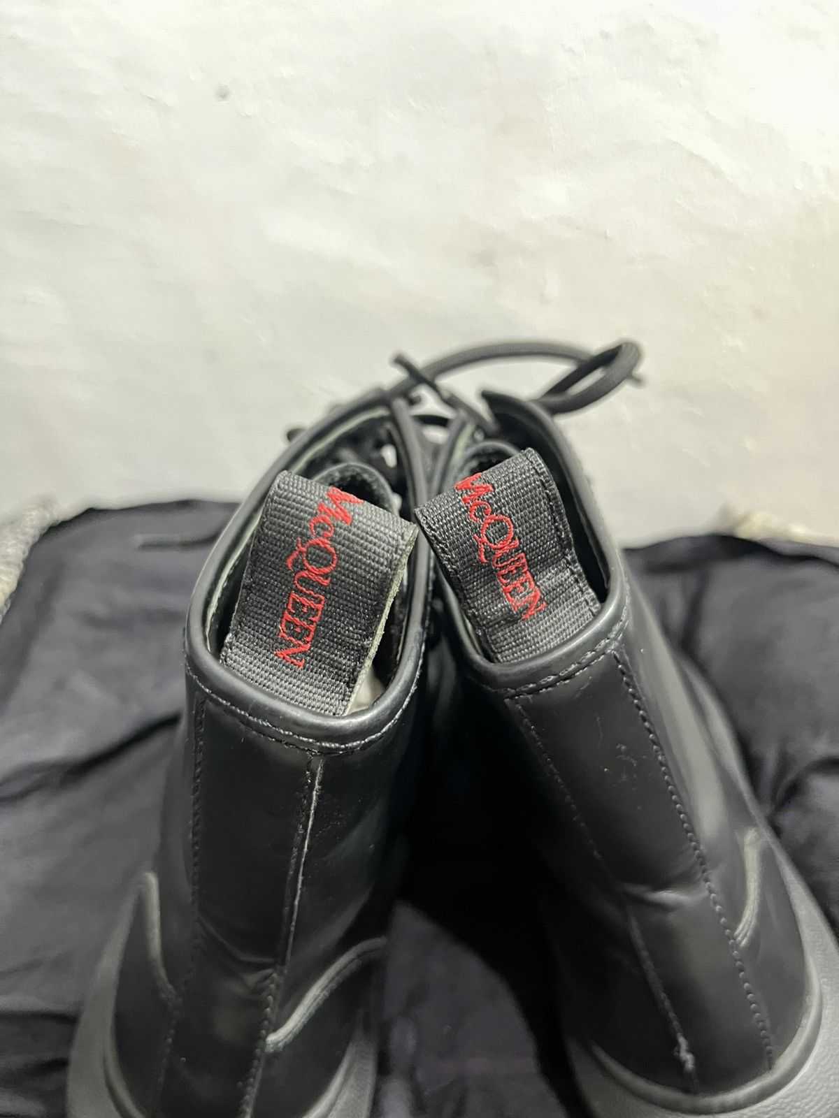 Alexander McQueen FW22 Alexander McQueen Hybrid Combat leather boot Size US 5 / IT 35 - 7 Thumbnail