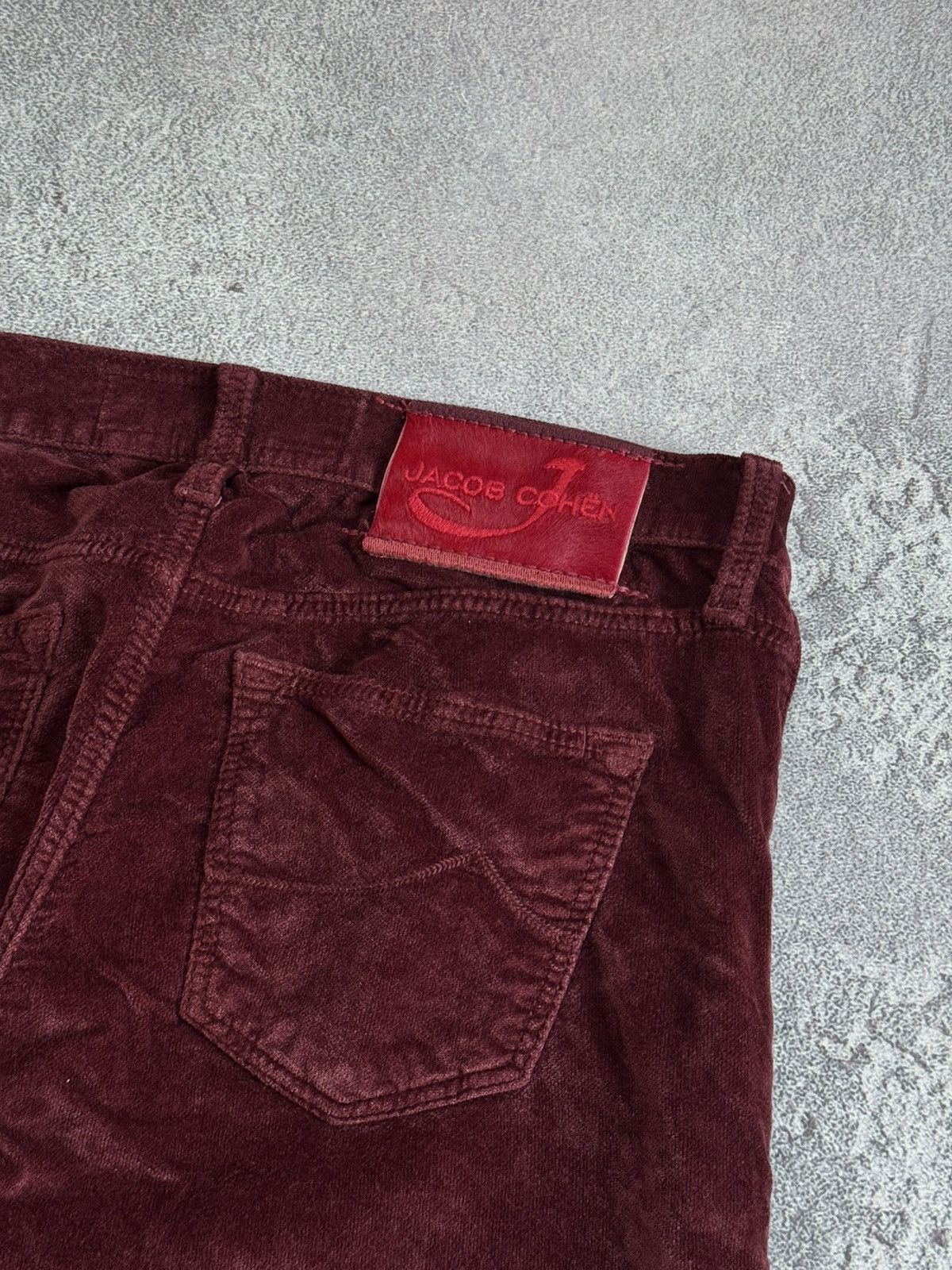 Jacob Cohen Jacob Cohen wmns kimberly velour velvet pants trousers chino Size 26" / US 2 / IT 38 - 4 Thumbnail