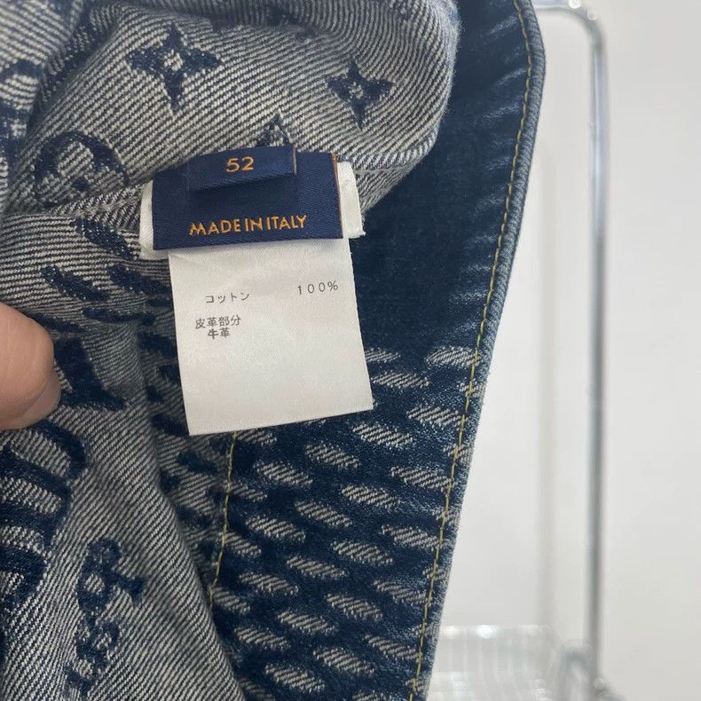 Louis Vuitton Louis Vuitton Denim jacket full of logo jacket 2501-Nextarr Size US L / EU 52-54 / 3 - 5 Thumbnail