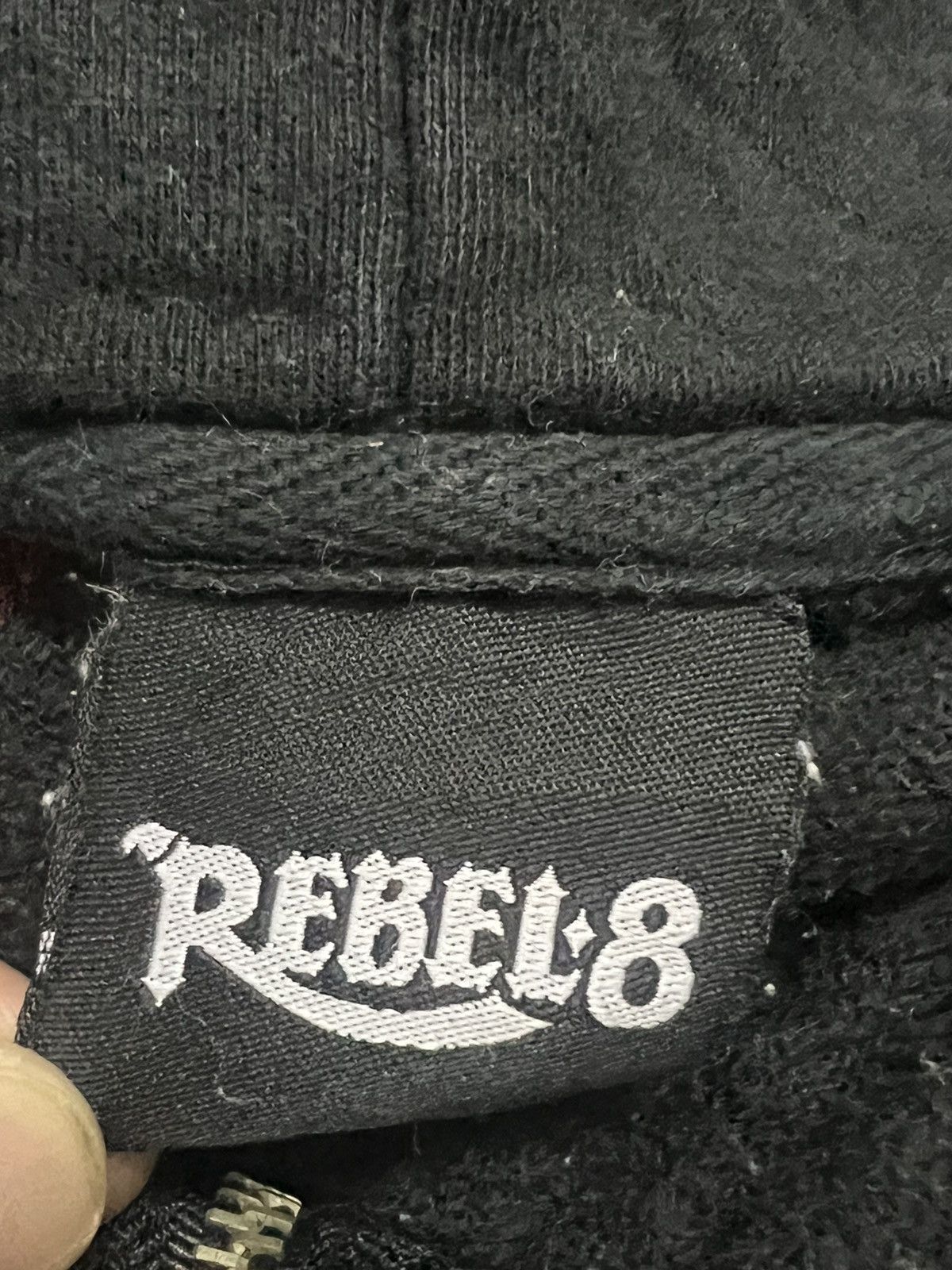 Rebel8 Rebel8 sweatshirt hoodie pair skull punk rock Size US L / EU 52-54 / 3 - 8 Thumbnail