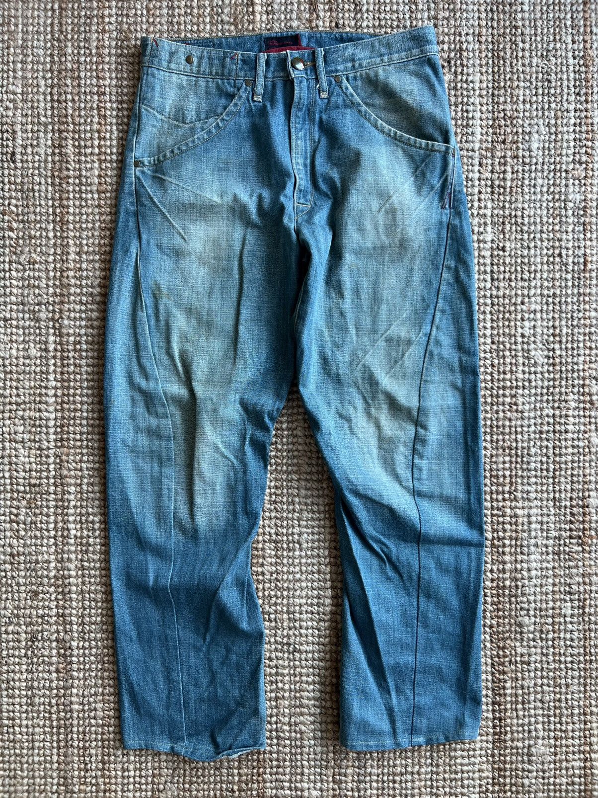 Levi's Levis Engineered Jeans Buckle Back Tag W32 Actual 33x30.5 Size US 32 / EU 48 - 2 Thumbnail