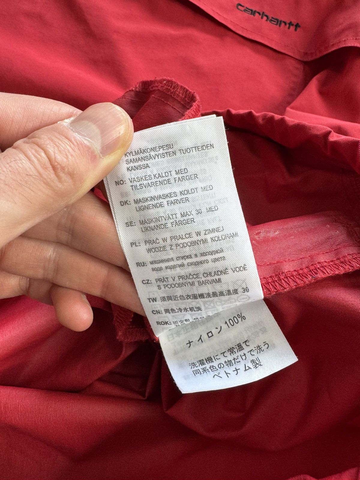 Carhartt × Vintage Carhartt Anorak Nimbus Pullover Nylon Jacket Size US L / EU 52-54 / 3 - 6 Thumbnail