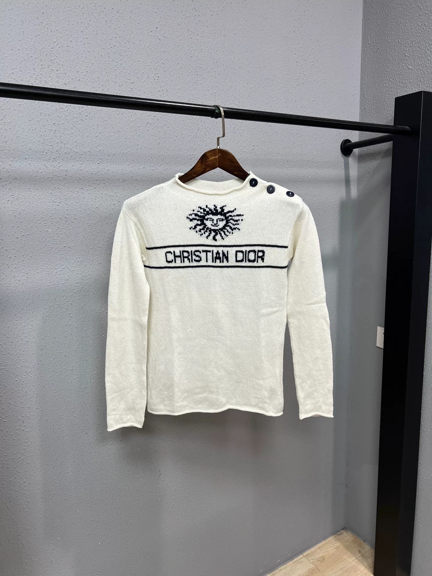 Dior Dior Sun God Knit Top in Ivory Size M / US 6-8 / IT 42-44 - 1 Thumbnail