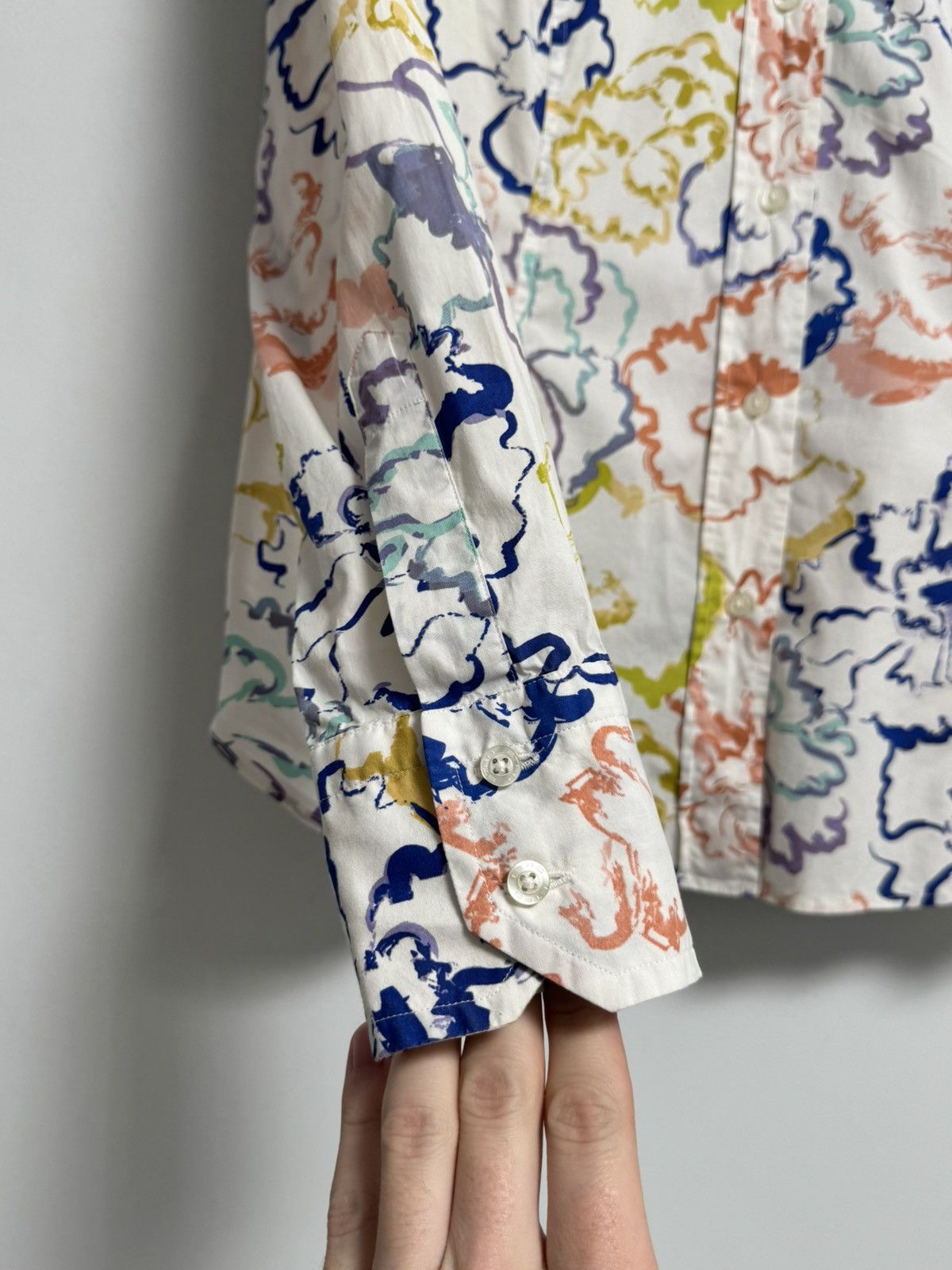 Etro Etro Women’s Multicolor Floral Print Shirt Size IT48 Italy Size L / US 10 / IT 46 - 8 Thumbnail