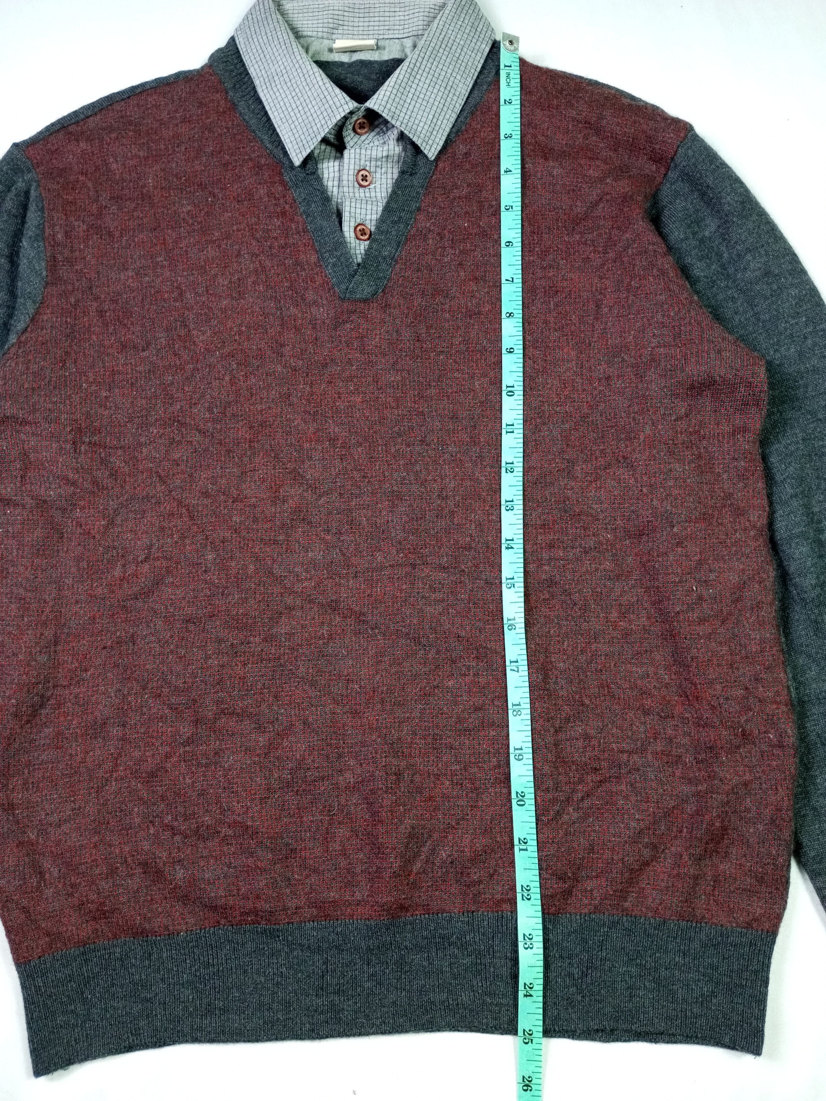 Issey Miyake × Japanese Brand × Le Grande Bleu (L.G.B.) Double Layer Parkland Light Knit Wear Size US L / EU 52-54 / 3 - 6 Thumbnail