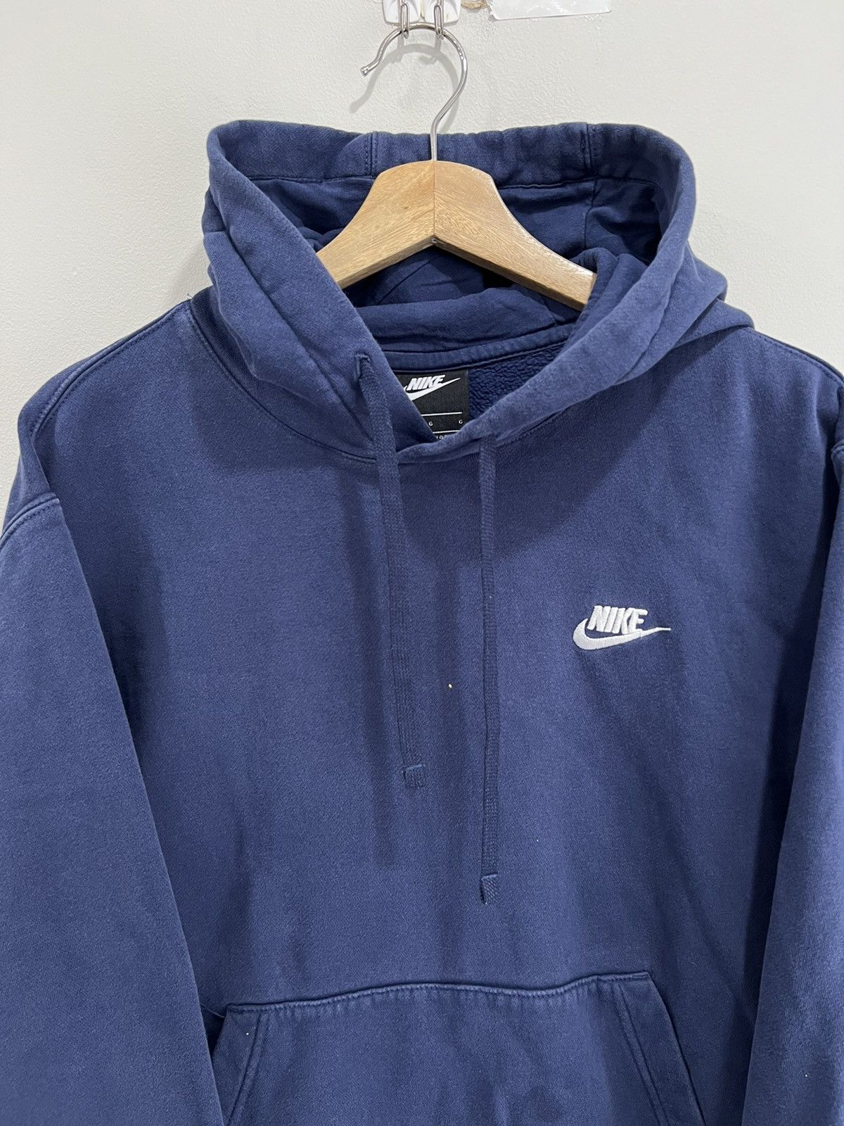 Nike × Vintage Vintage Y2K Nike Hoodie Swoosh Check Size US L / EU 52-54 / 3 - 4 Thumbnail