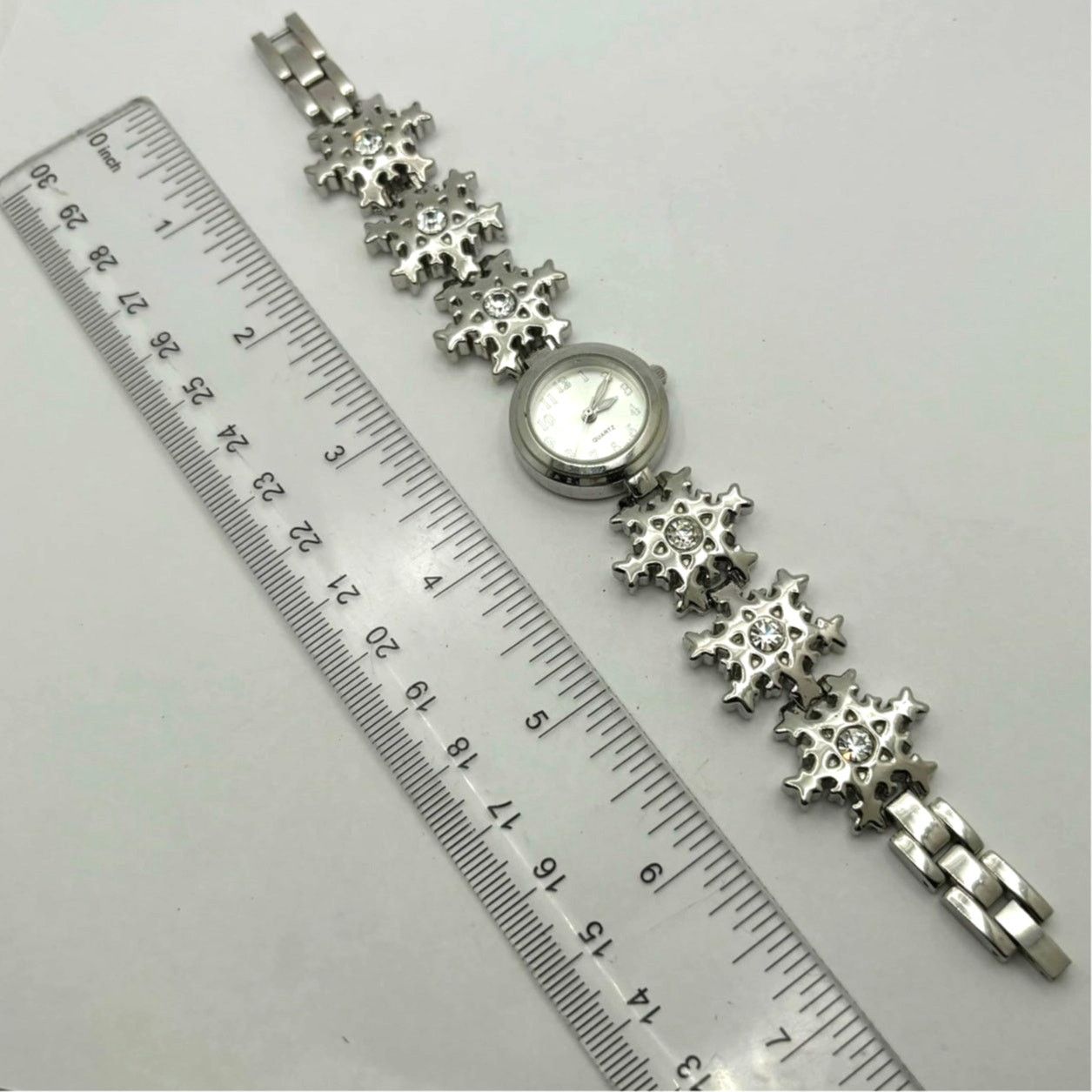 Other Silver Crystal Snowflake Watch Size ONE SIZE - 4 Thumbnail