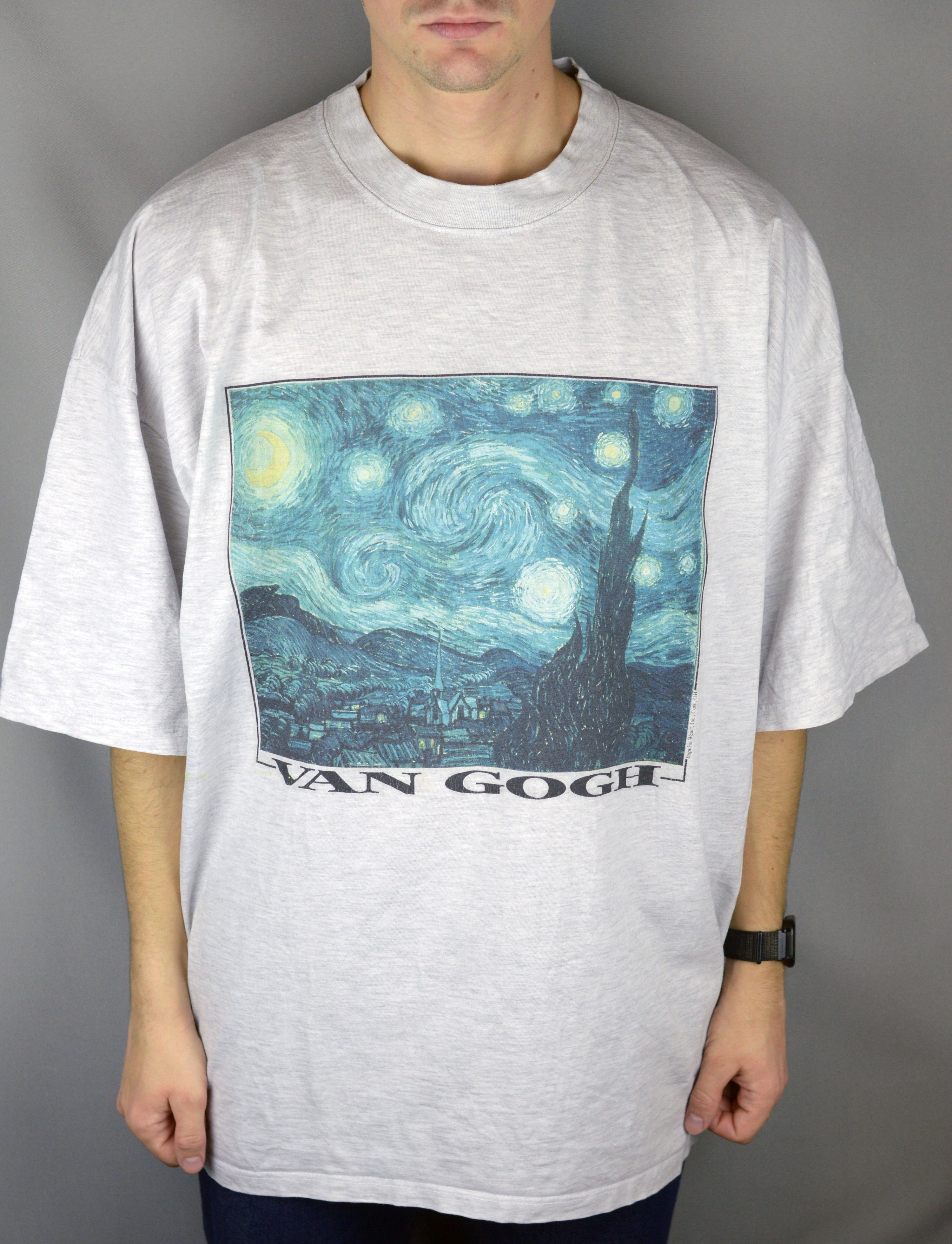 Vintage Vintage Van Gogh Starry Night 90s t shirt Size US XXL / EU 58 / 5 - 1 Thumbnail