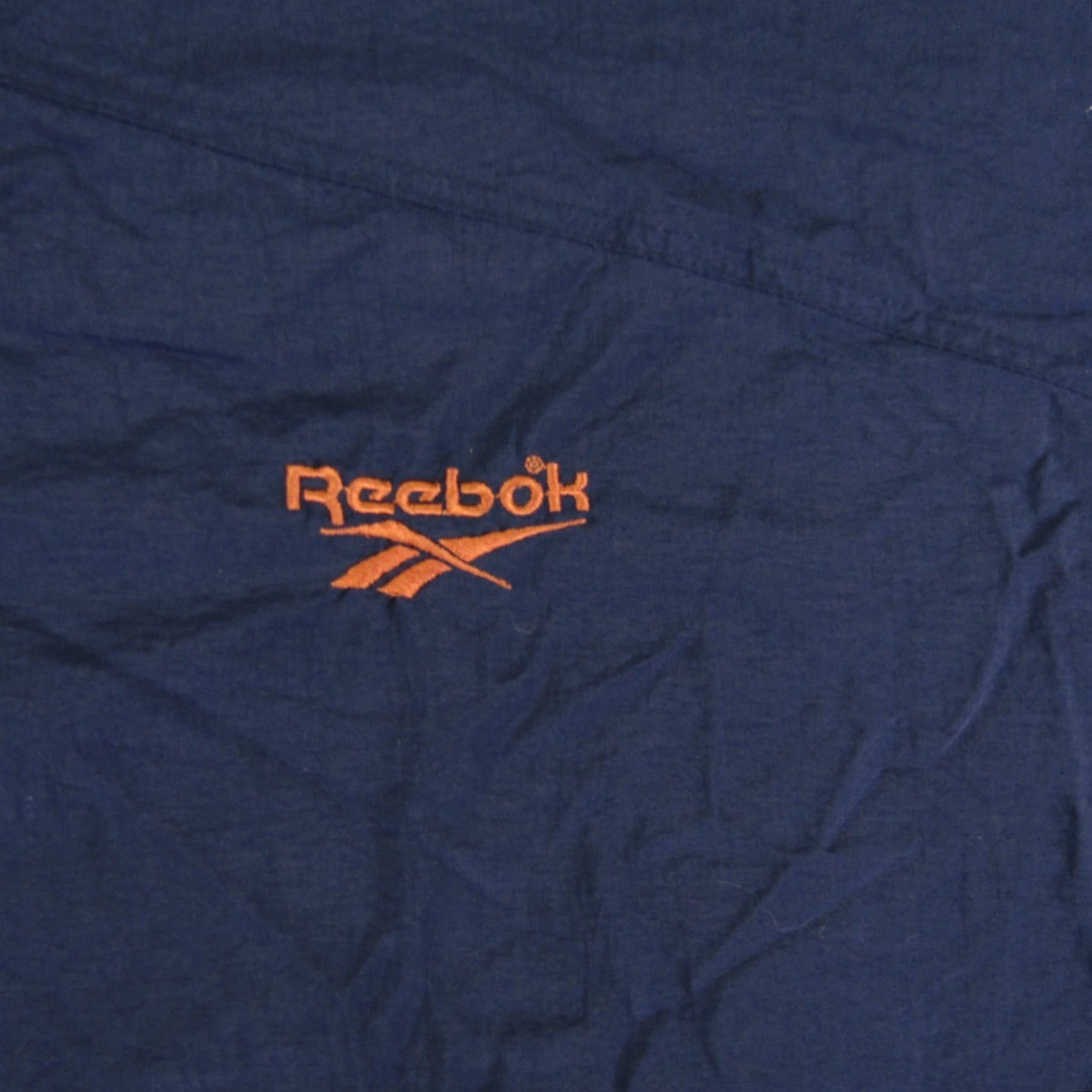 Reebok VINTAGE Reebok Jacket Men L Blue Windbreaker 90s Hooded Zip Full Zip Pockets Logo Regular Size US L / EU 52-54 / 3 - 3 Thumbnail