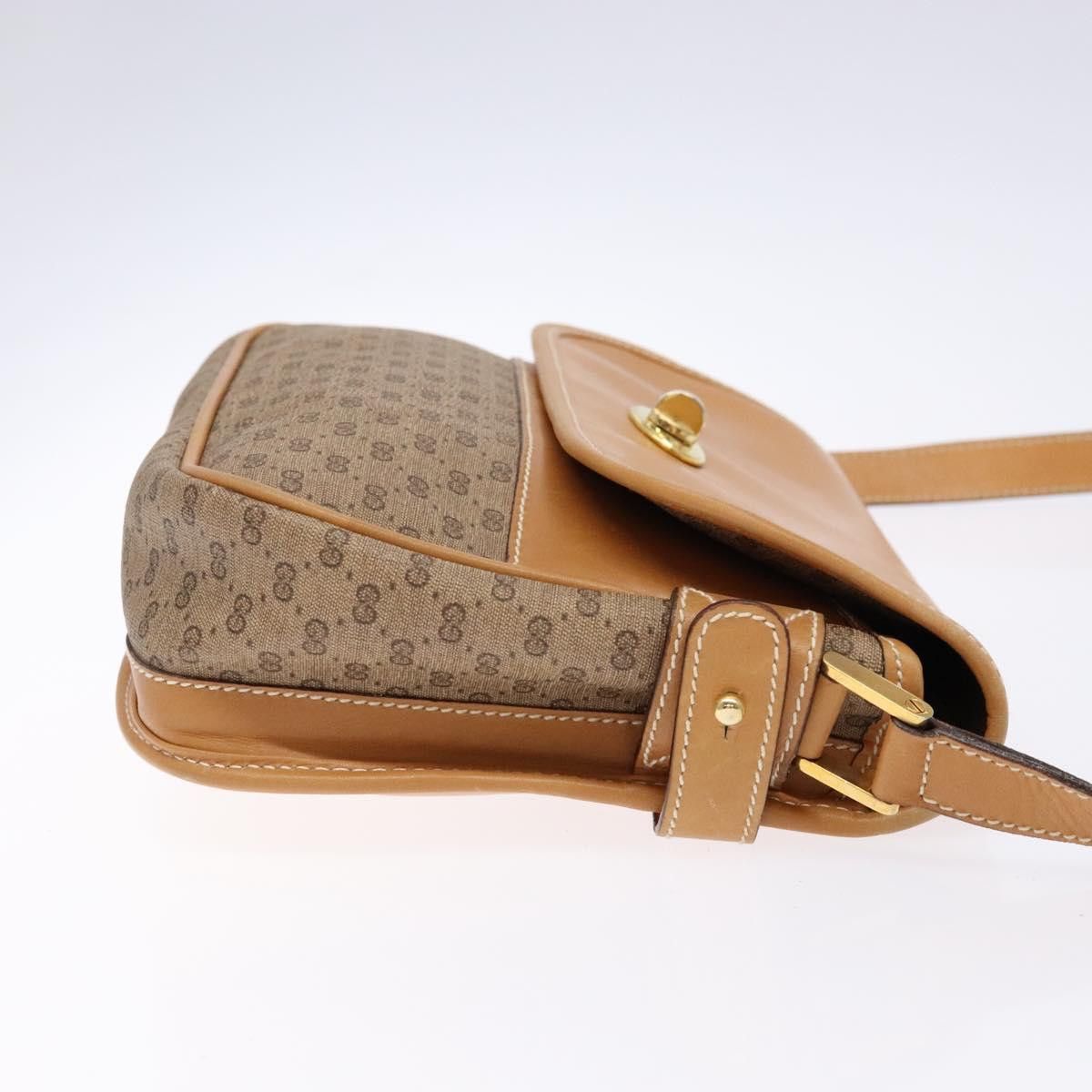 Gucci GUCCI Micro GG Supreme Shoulder Bag Pvc Beige Gold Size ONE SIZE - 4 Thumbnail