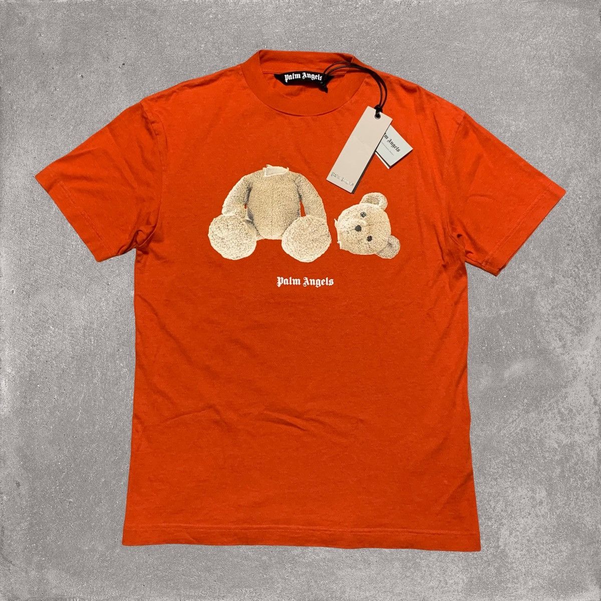 Palm Angels Palm Angels Small Classic Bear Orange Tee Size US S / EU 44-46 / 1 - 1 Thumbnail