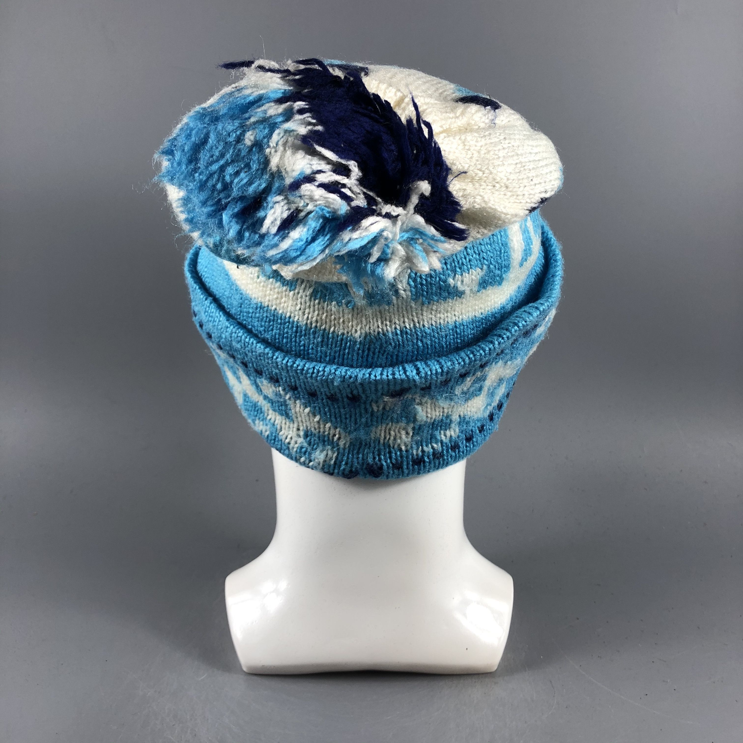 Japanese Brand × Vintage unknown Christmas Bobble Beanie Snow Hat Snow Cap -D491 Size ONE SIZE - 2 Thumbnail