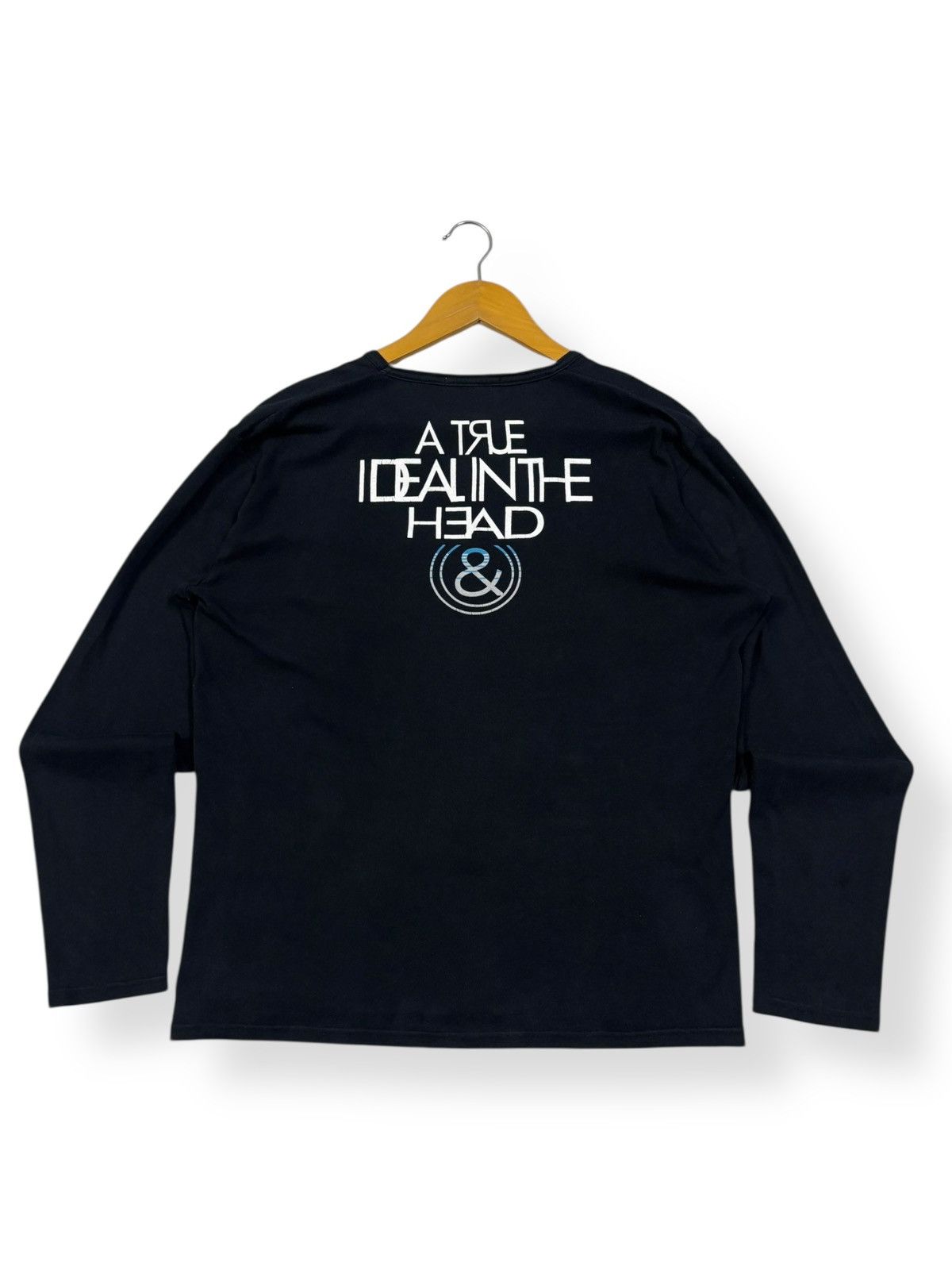 semanticdesign Semantic Design Graphic Printed V-neck Long Sleeve T-shirt Size US M / EU 48-50 / 2 - 4 Thumbnail