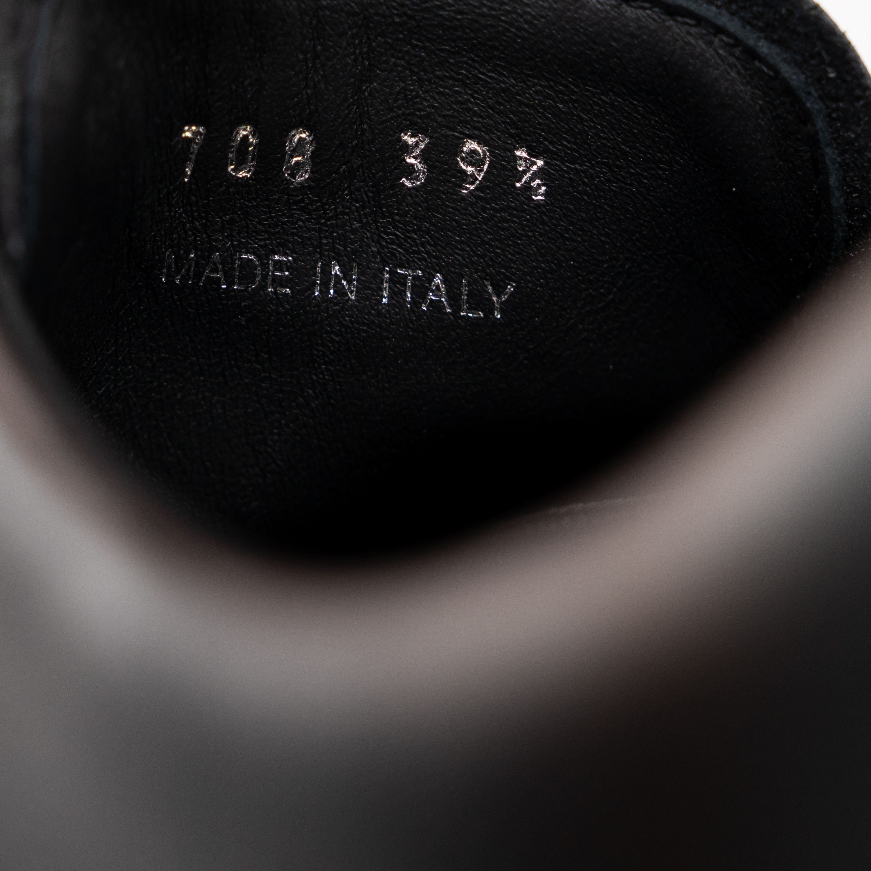 Prada Prada Monolith Brushed Leather Lace-up Shoes Black Silver Size US 9.5 / IT 39.5 - 10 Thumbnail