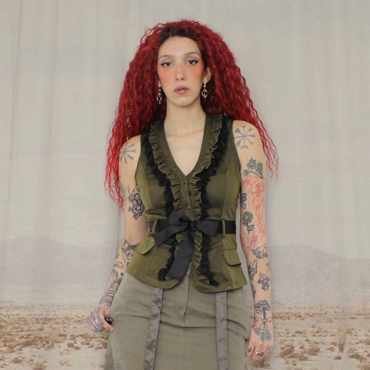 Morgan De Toi 📚MORGAN BOW VEST📚 Size XS / US 0-2 / IT 36-38 - 1 Thumbnail