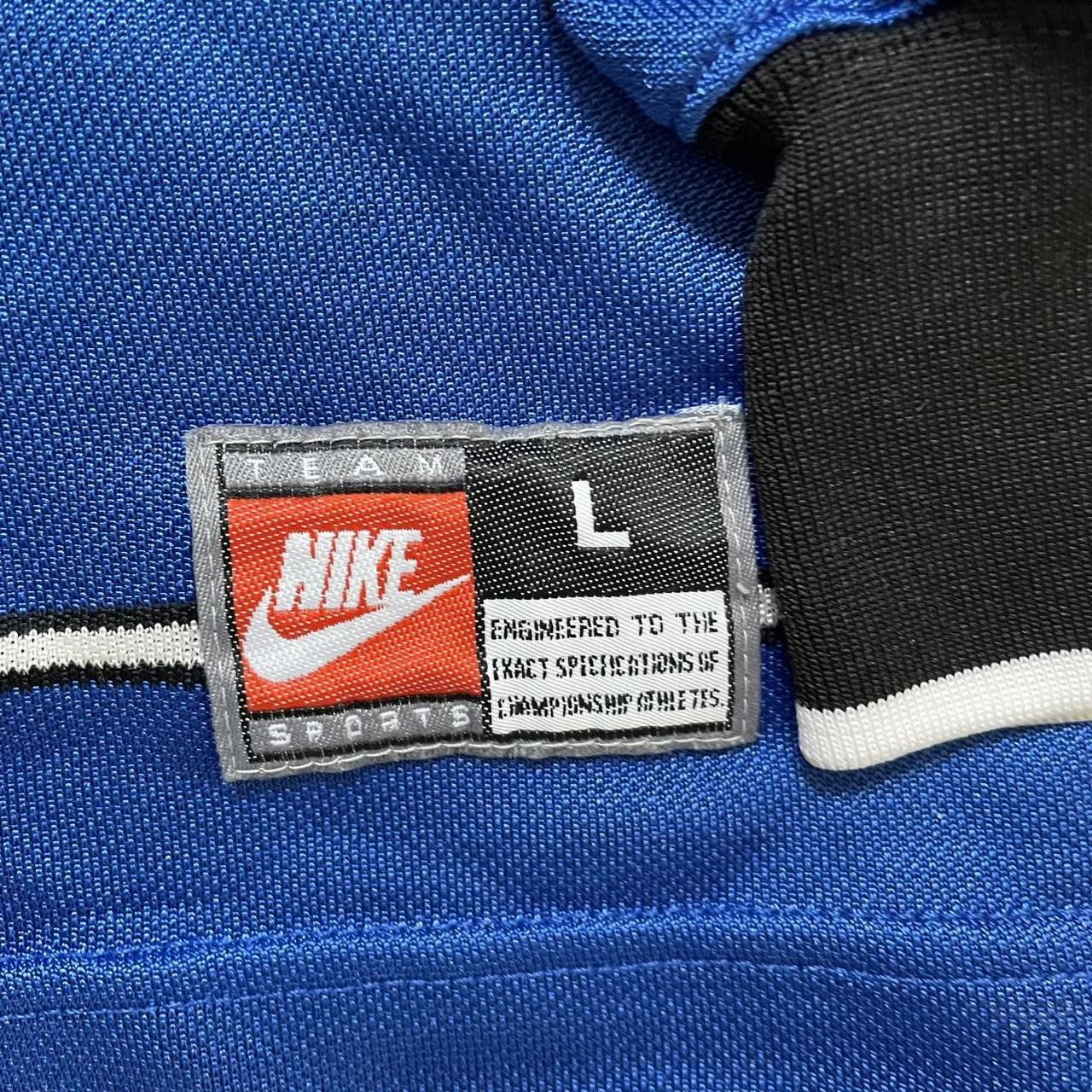 Nike × Vintage Vintage Y2K 90's Blue Long Sleeve Nike Jersey Size US L / EU 52-54 / 3 - 4 Thumbnail