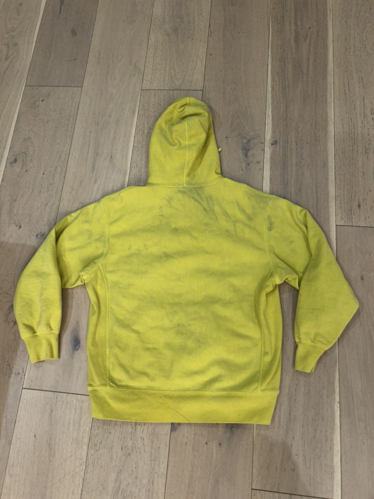 Supreme Supreme Cross Box Logo Hooded Sweatshirt Large Yellow Size US L / EU 52-54 / 3 - 3 Thumbnail