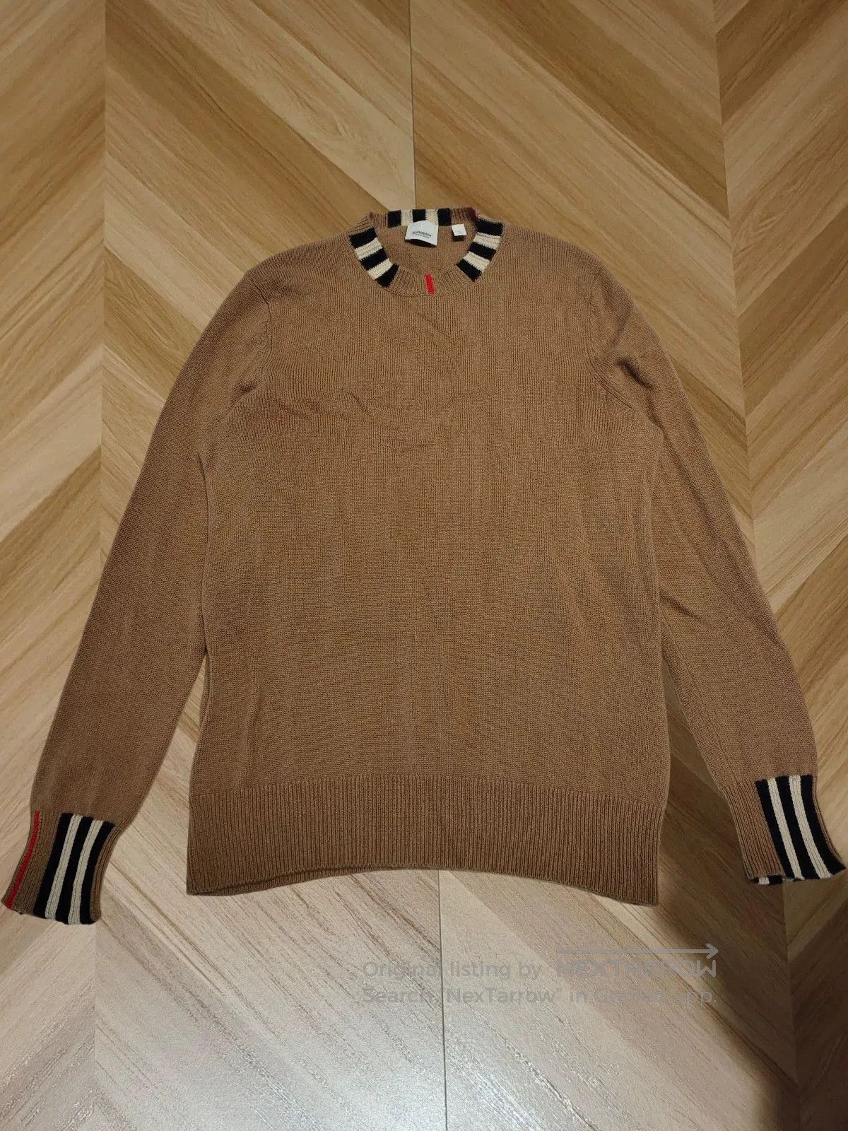 Burberry burberry cashmere knitted sweater in beige. Size US L / EU 52-54 / 3 - 1 Thumbnail