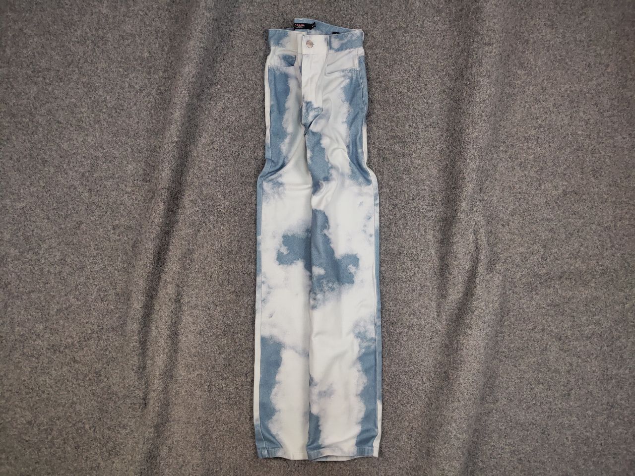 Jaded London Jaded London Boyfriend Sky Blue Art Denim Jeans Japan Style Size US 29 - 1 Thumbnail