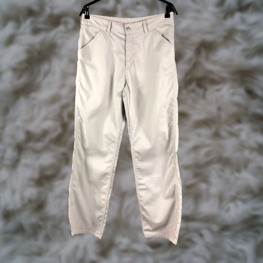 Carhartt Carhartt Pants Women Gray Polyester Cotton Blend Straight Inseam 30.9" 32x32 Chino Casual Size 24" / US 00 / IT 34 - 1 Thumbnail