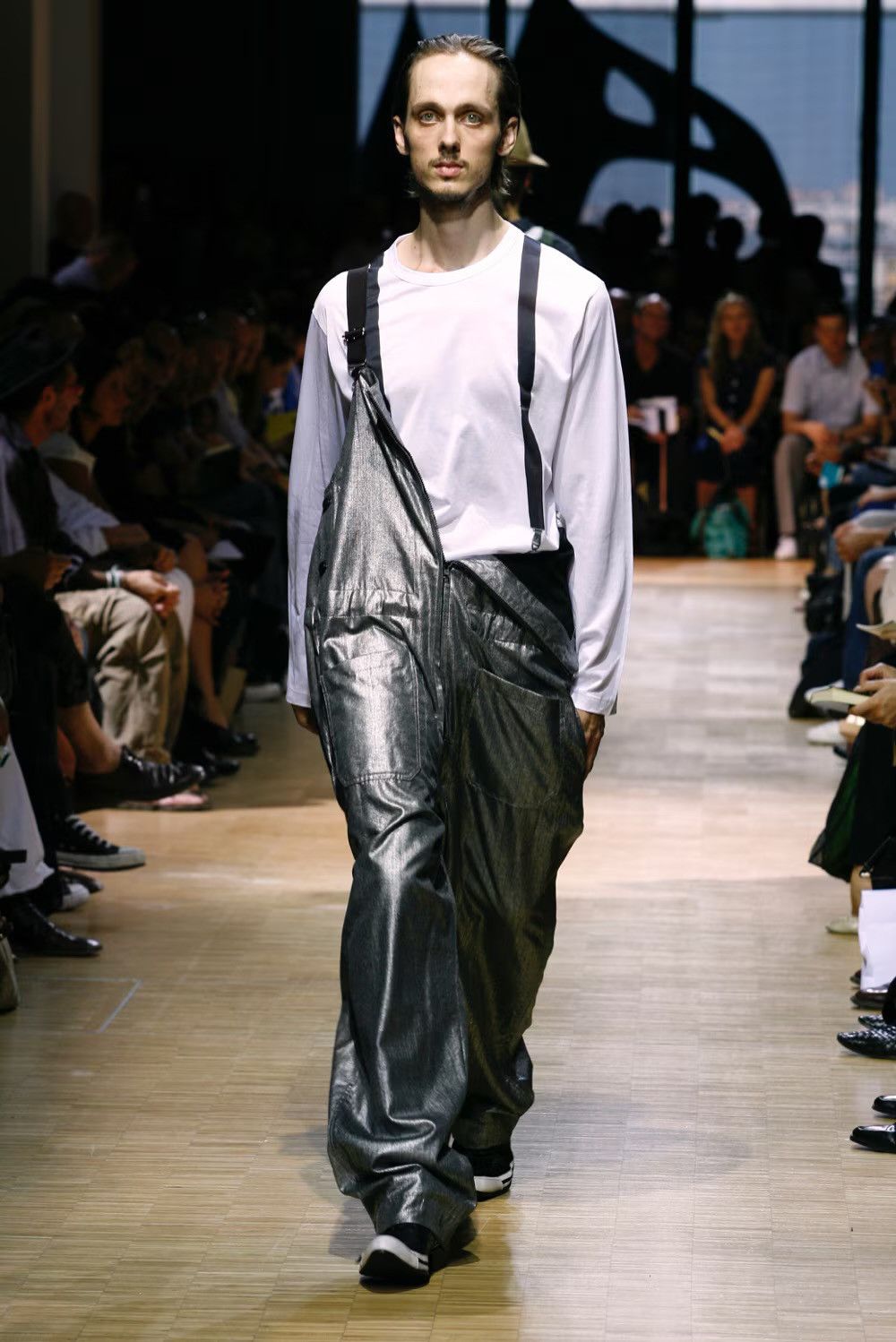 Yohji Yamamoto Yohji Yamamoto Pour Homme Suspender Long Sleeve Shirt SS07 Size US M / EU 48-50 / 2 - 1 Thumbnail