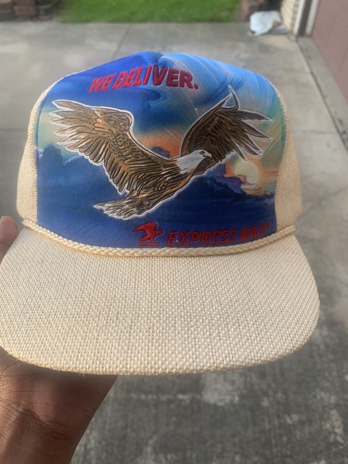 Bannière Murale Vintage Truckers Only – Aigle USA – 57×38 Pouces – Coton
