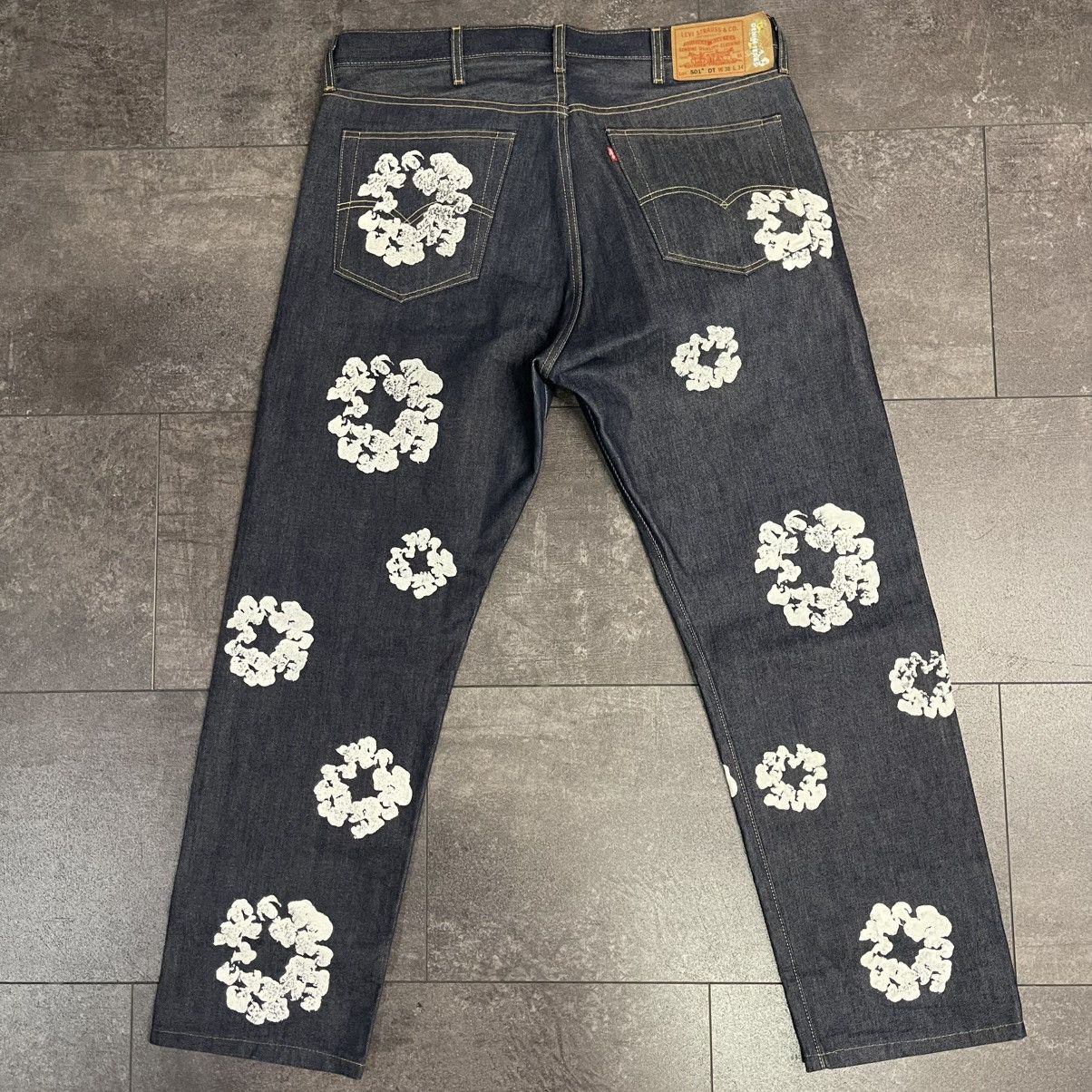 DENIM TEARS × Levi's Denim Tears Indigo Jeans Size US 38 / EU 54 - 2 Thumbnail