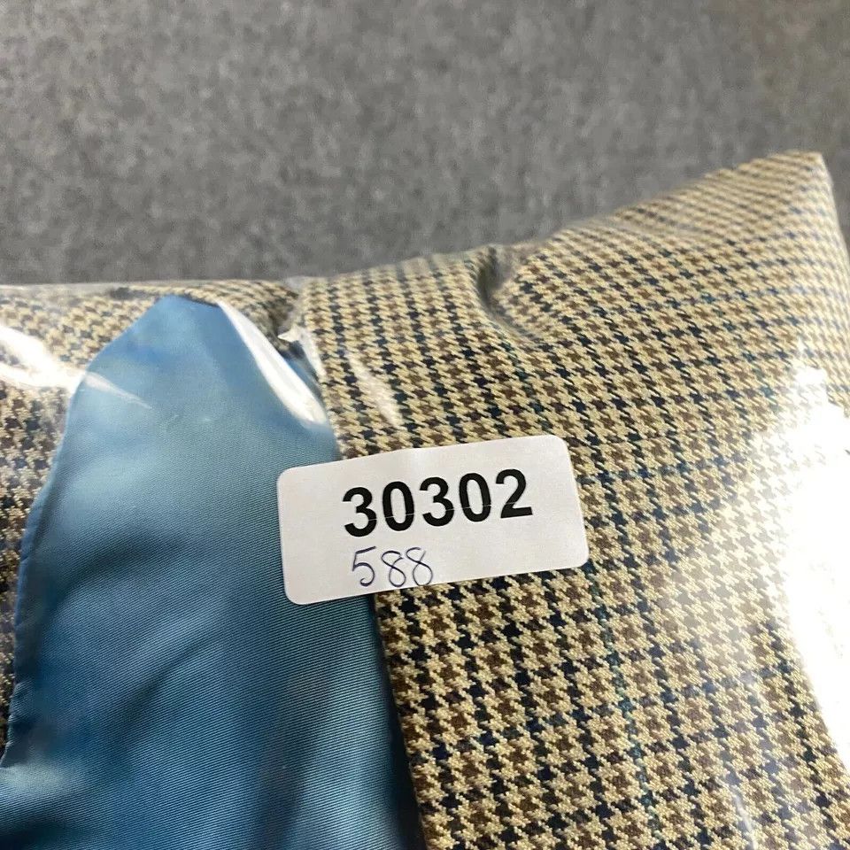 Alan Flusser Alan Flusser Blazer 44L Houndstooth Silk Worsted Wool Mens Size 44L - 9 Thumbnail