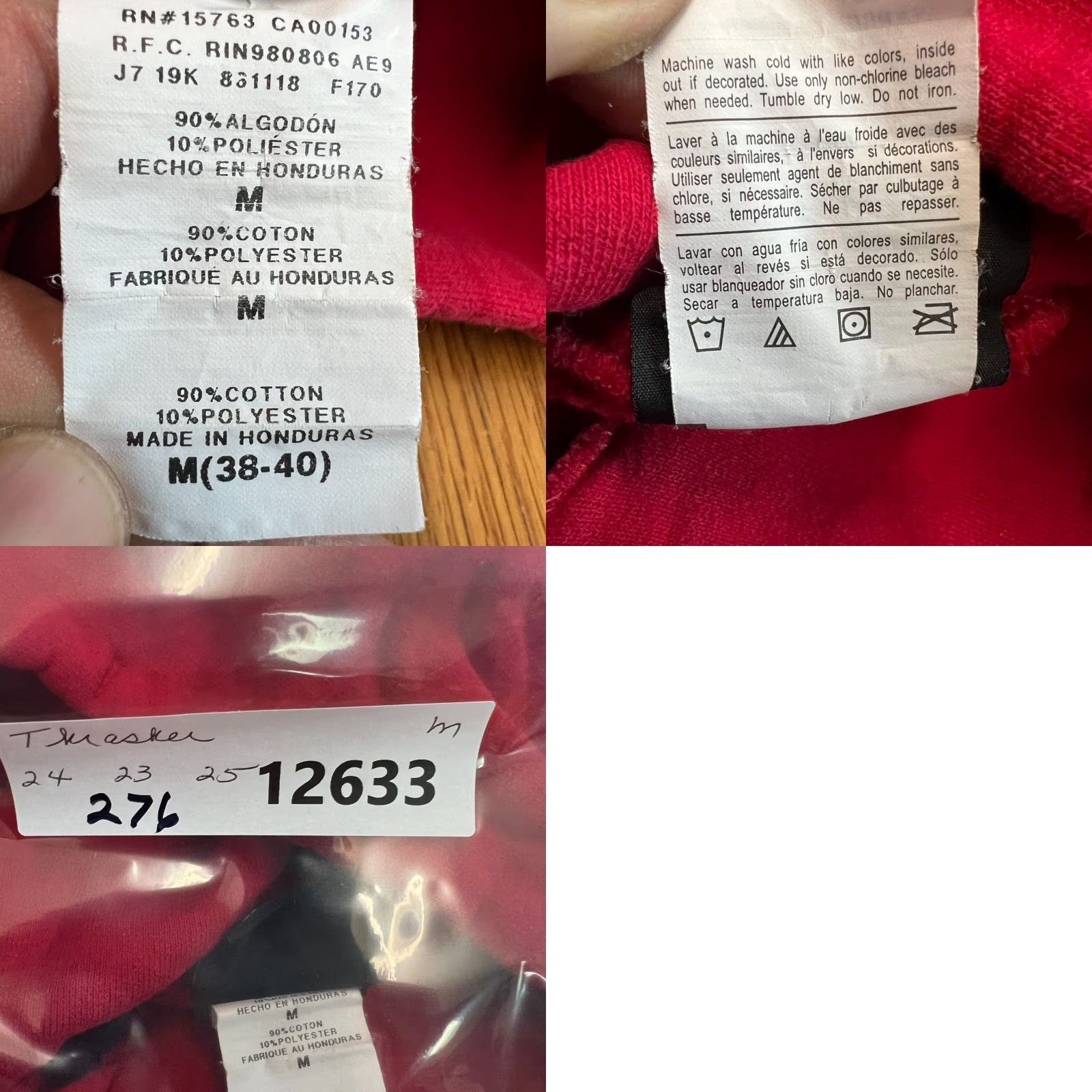 Thrasher Thrasher Hooded Sweatshirt Skateboard Magazine Red Adult M Size Men Hoodie Pullover Graphic Print Logo High Neck Long Sleeve Cotton Polyester Fleece Size US M / EU 48-50 / 2 - 8 Thumbnail