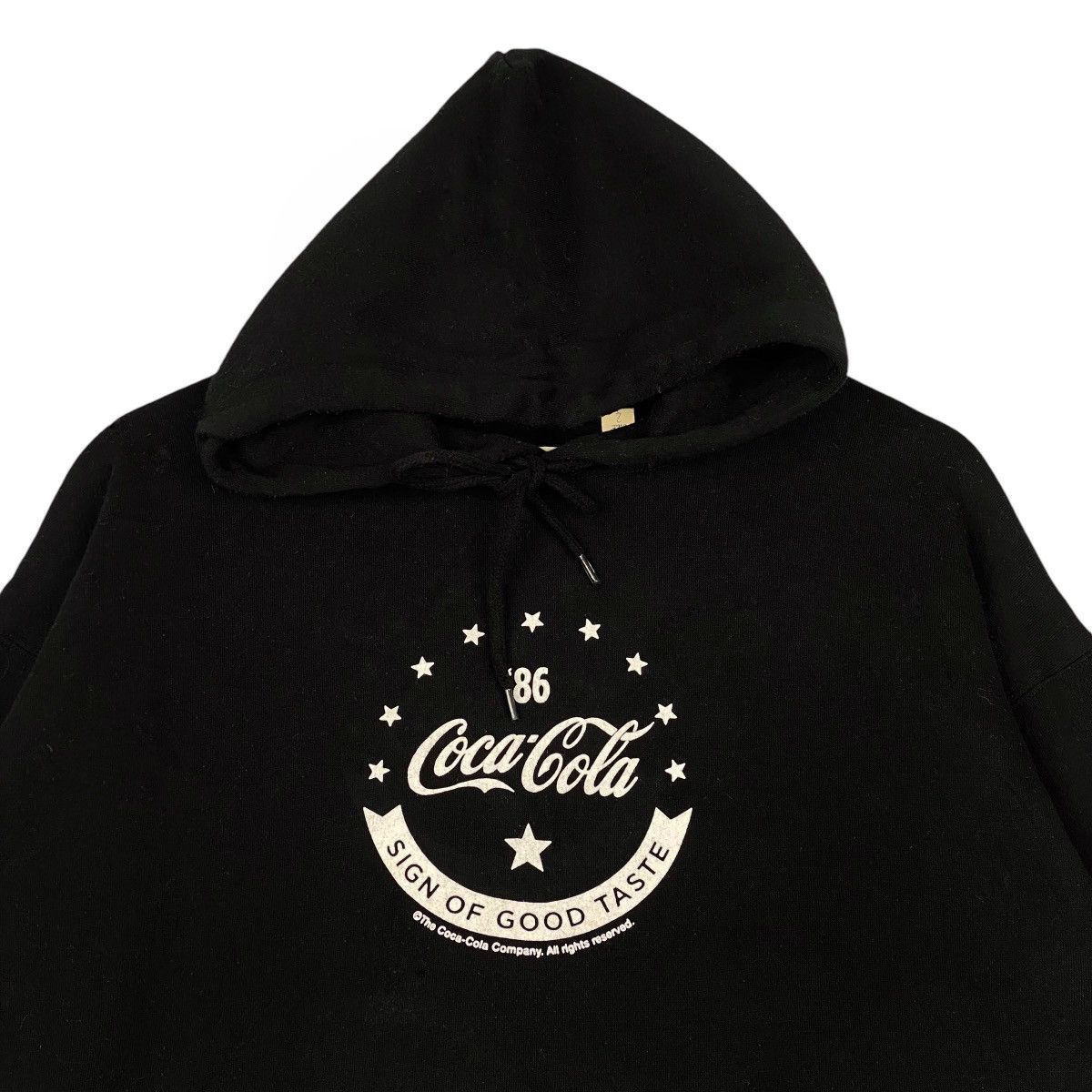 Coca Cola × Vintage Vintage Coca Cola Printed Hoodie Sweater Black Pullover Size US L / EU 52-54 / 3 - 4 Thumbnail