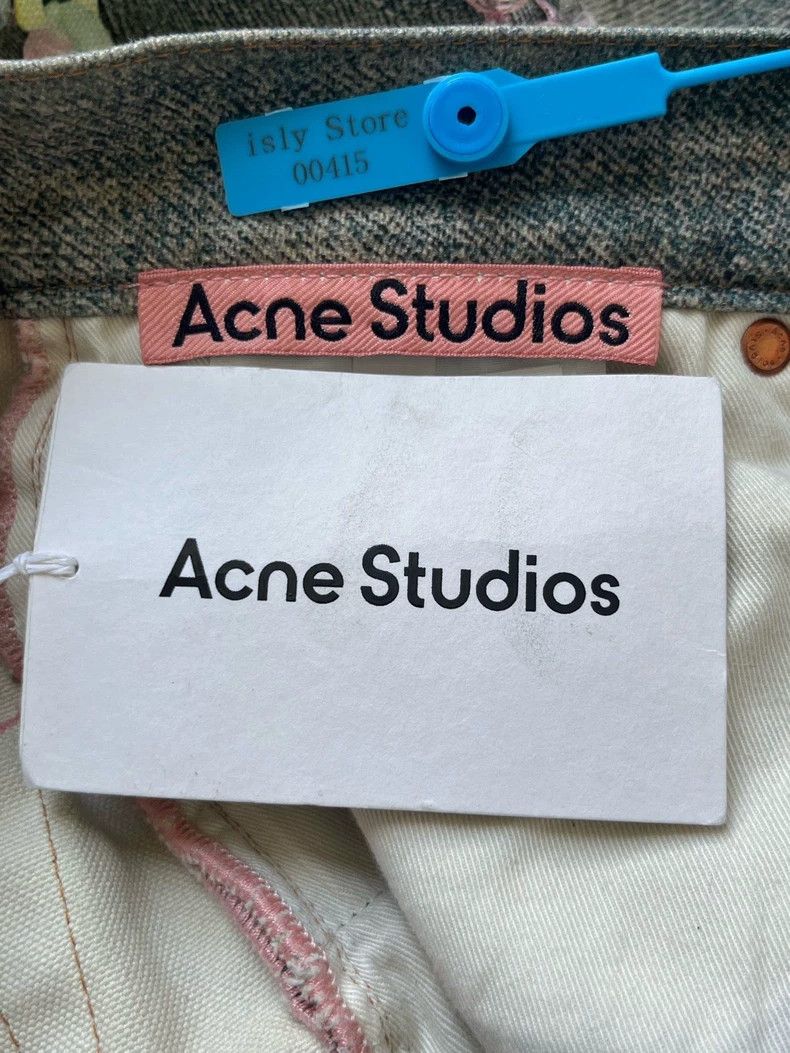 Acne Studios Acne Studios Loose retro printed wide-leg capri denim shor Size US 32 / EU 48 - 4 Thumbnail