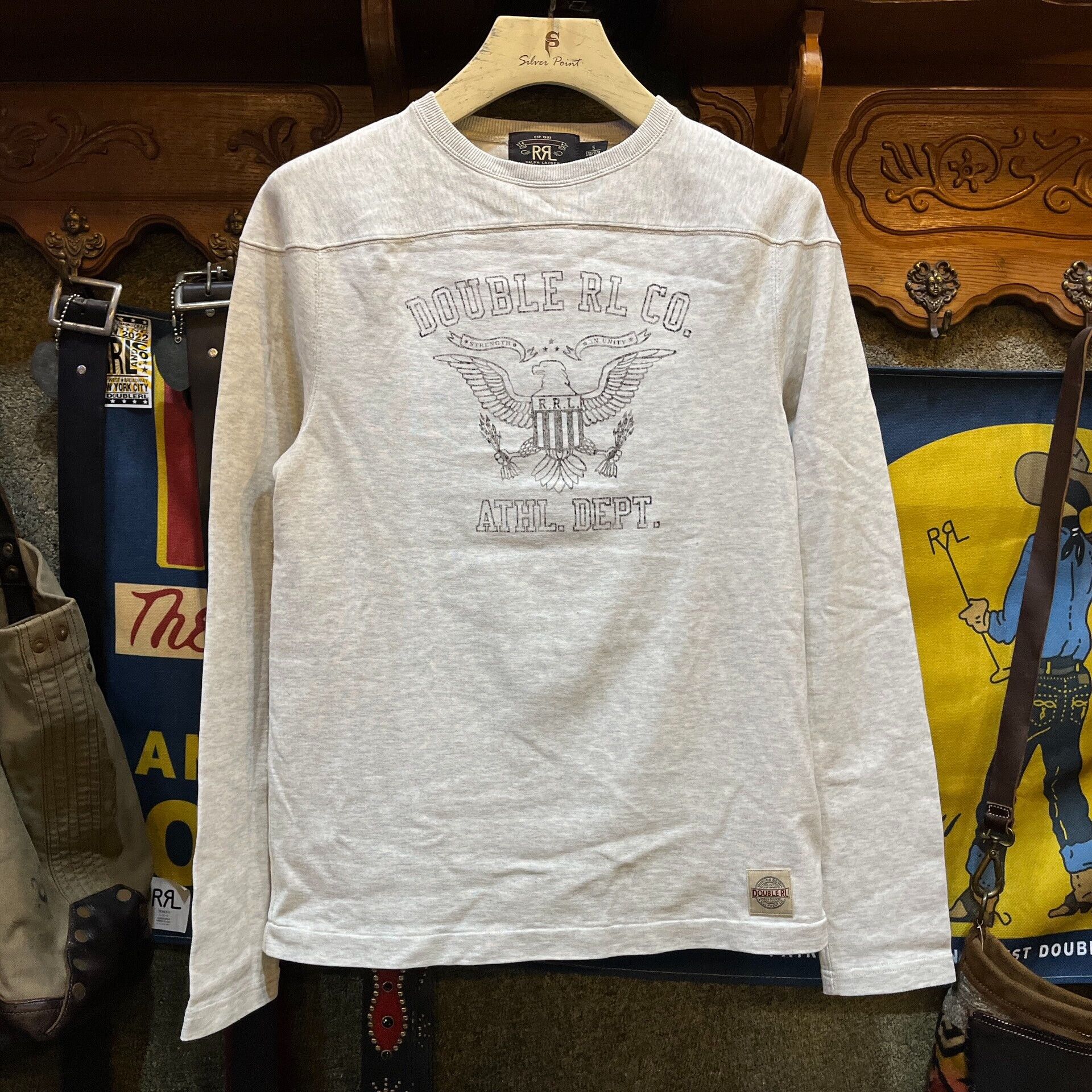 RRL Ralph Lauren double rl co long sleeve sweatshirt Size US S / EU 44-46 / 1 - 1 Thumbnail