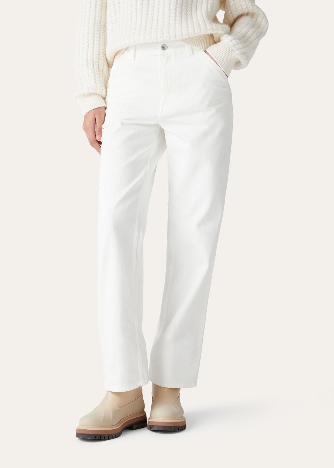 Loro Piana o1srvl11e0125 Releigh Denim Pant in White Size 30" / US 8 / IT 44 - 5 Thumbnail